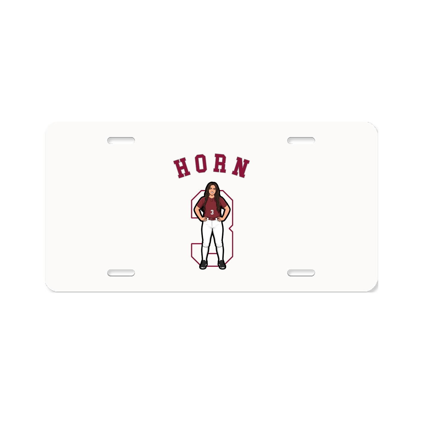 License Plate — Shirsey Arch in Classic