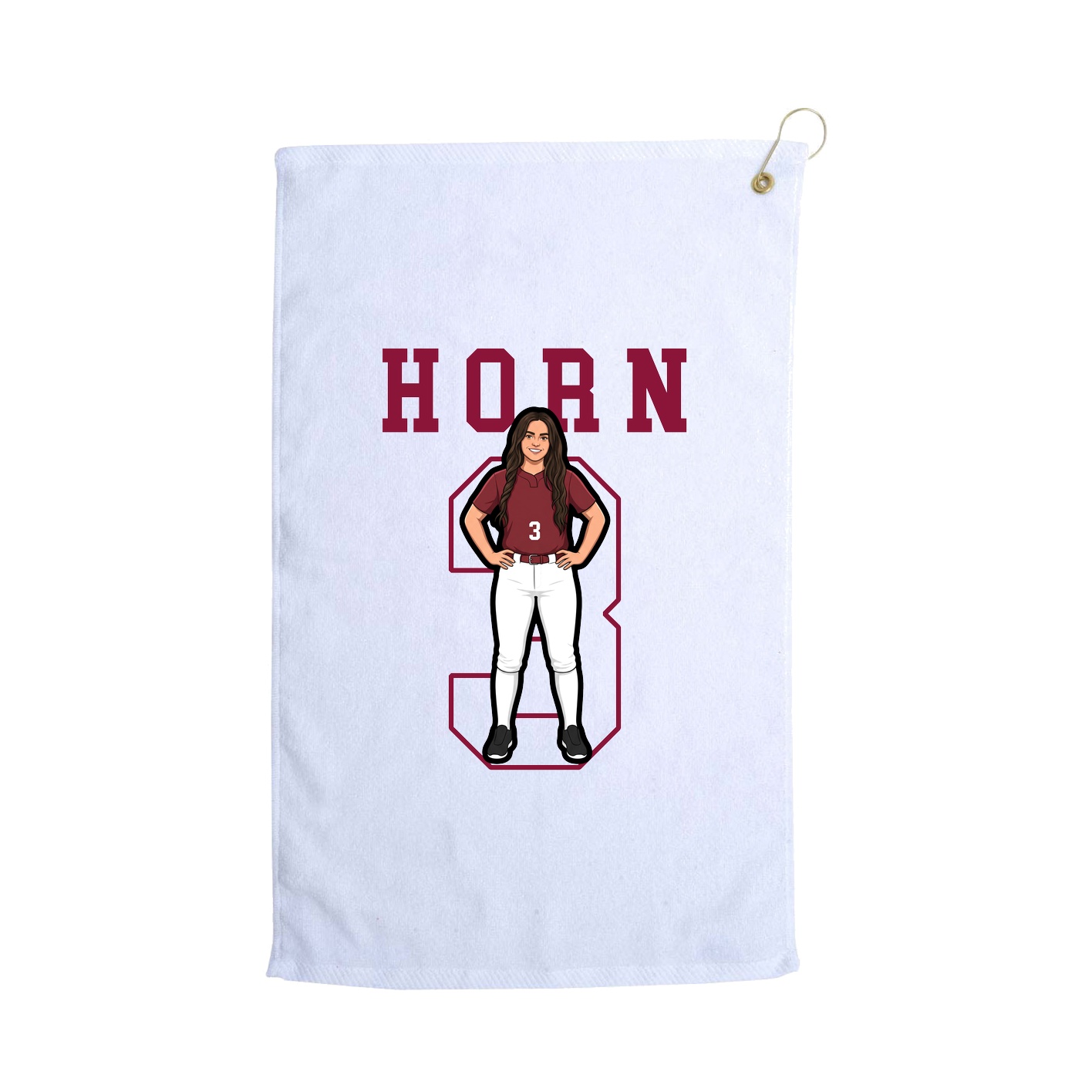Golf Towel — Shirsey in White