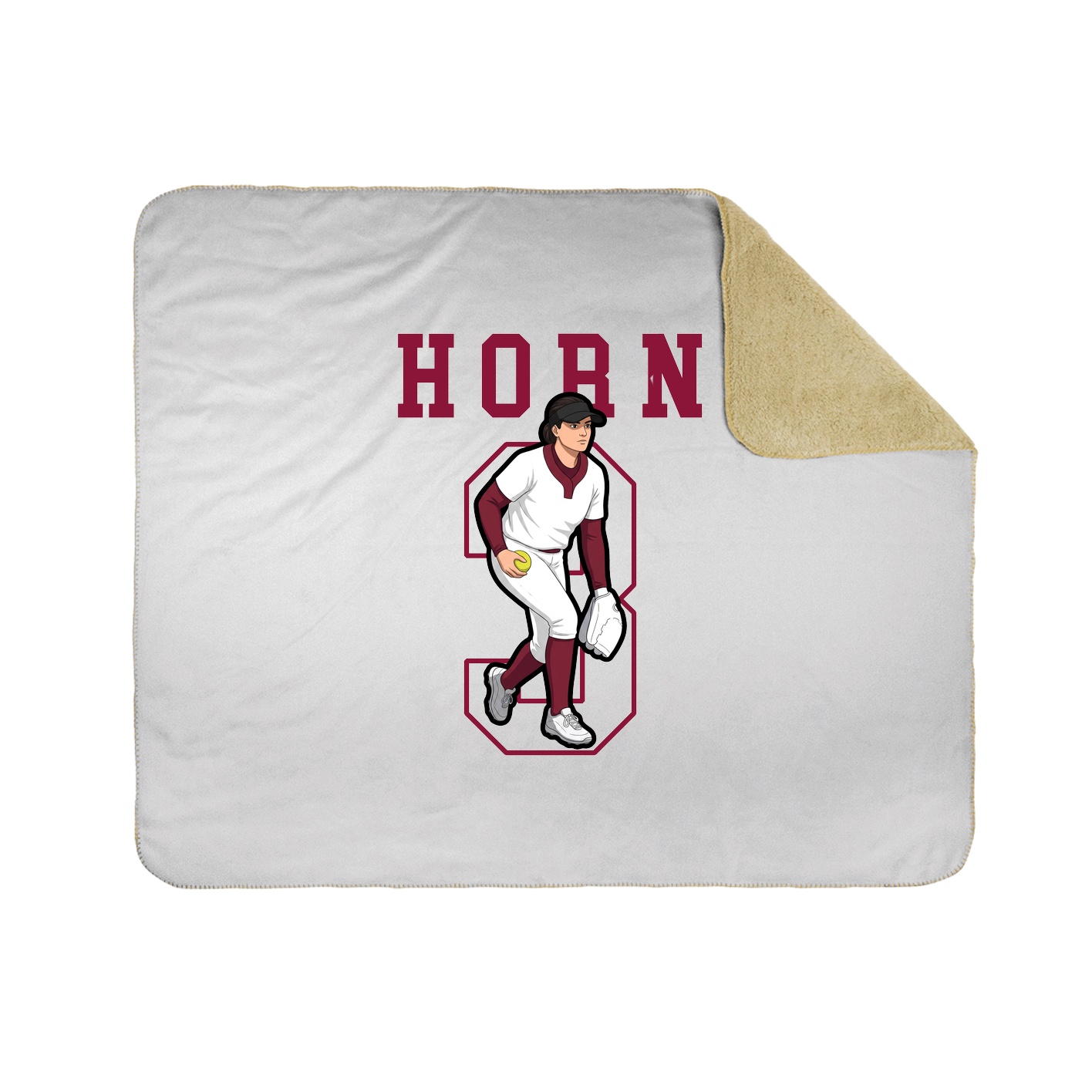 50x60 Sherpa Lined Throw Blanket