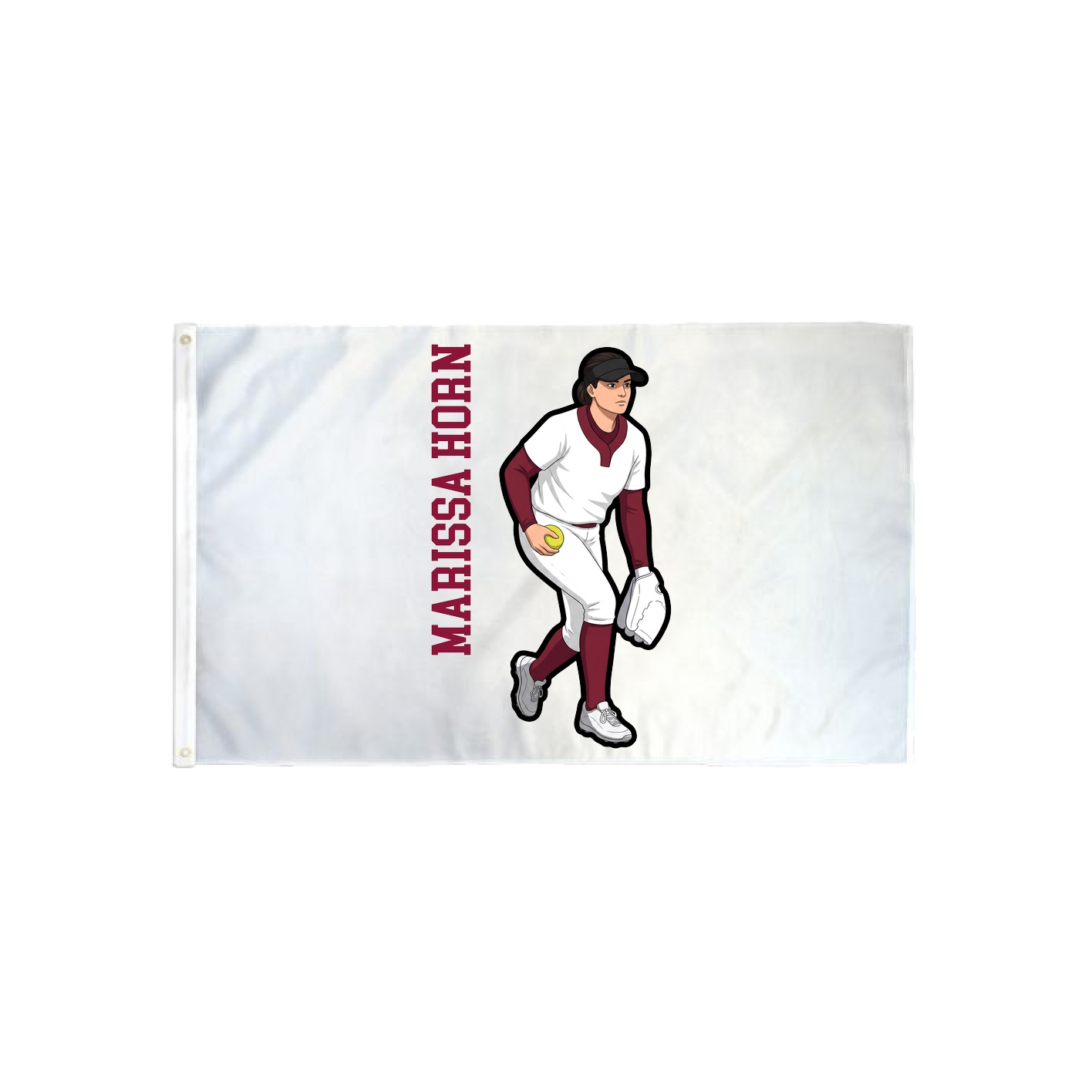 3x5 Flag — Name Vertical in Classic