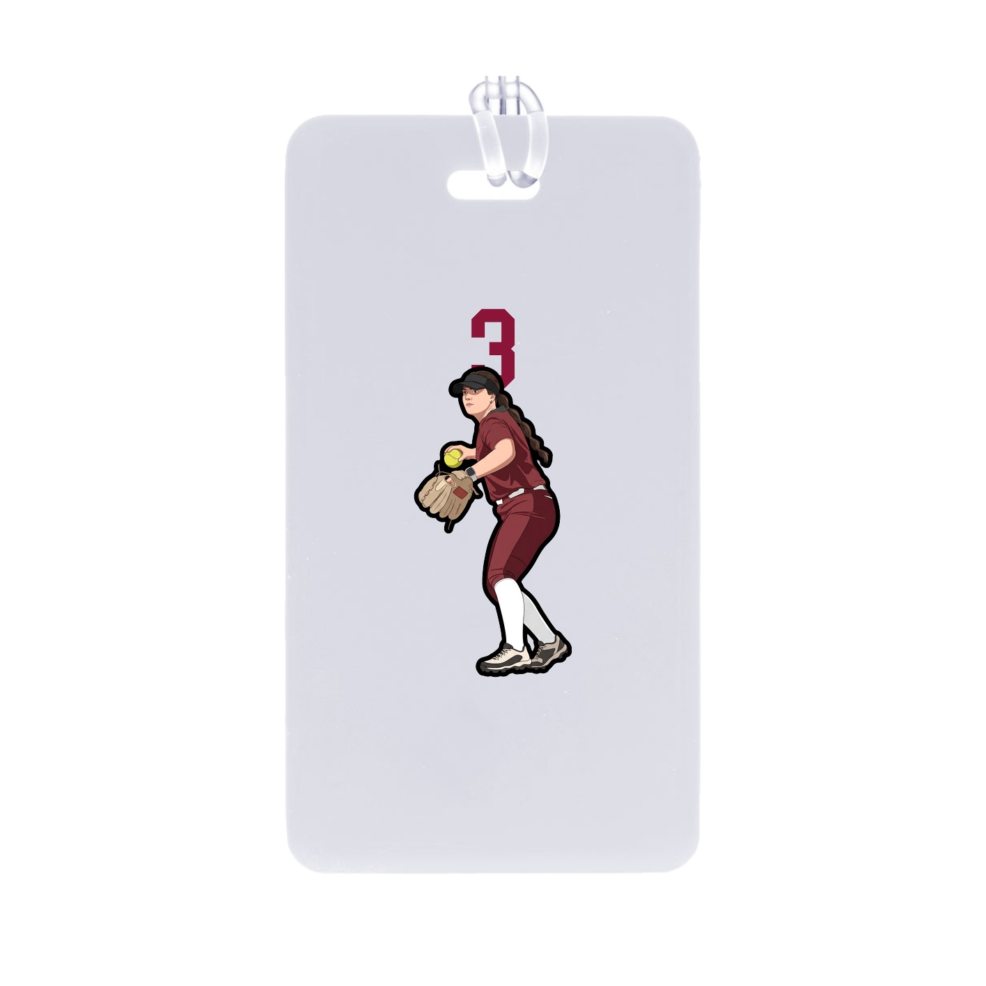 Bag Tag — Number Top in Classic