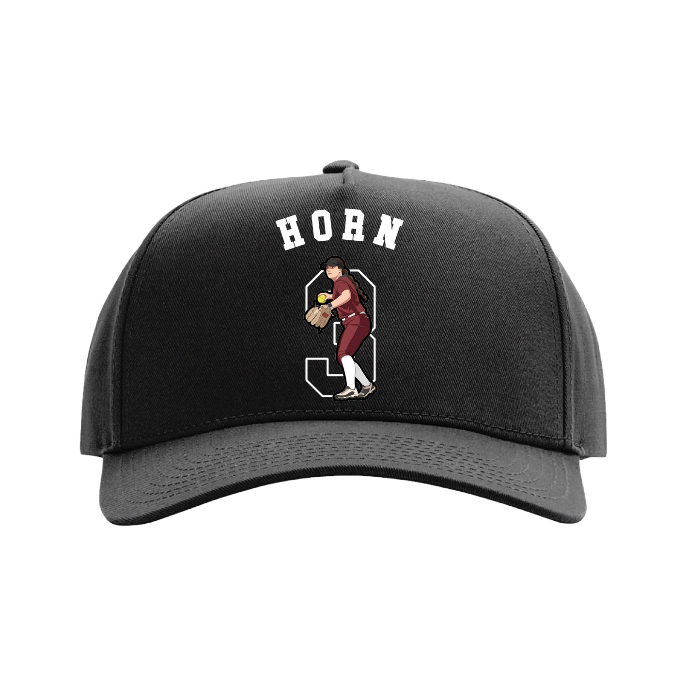 Full Fabric Five-Panel Champ Cap