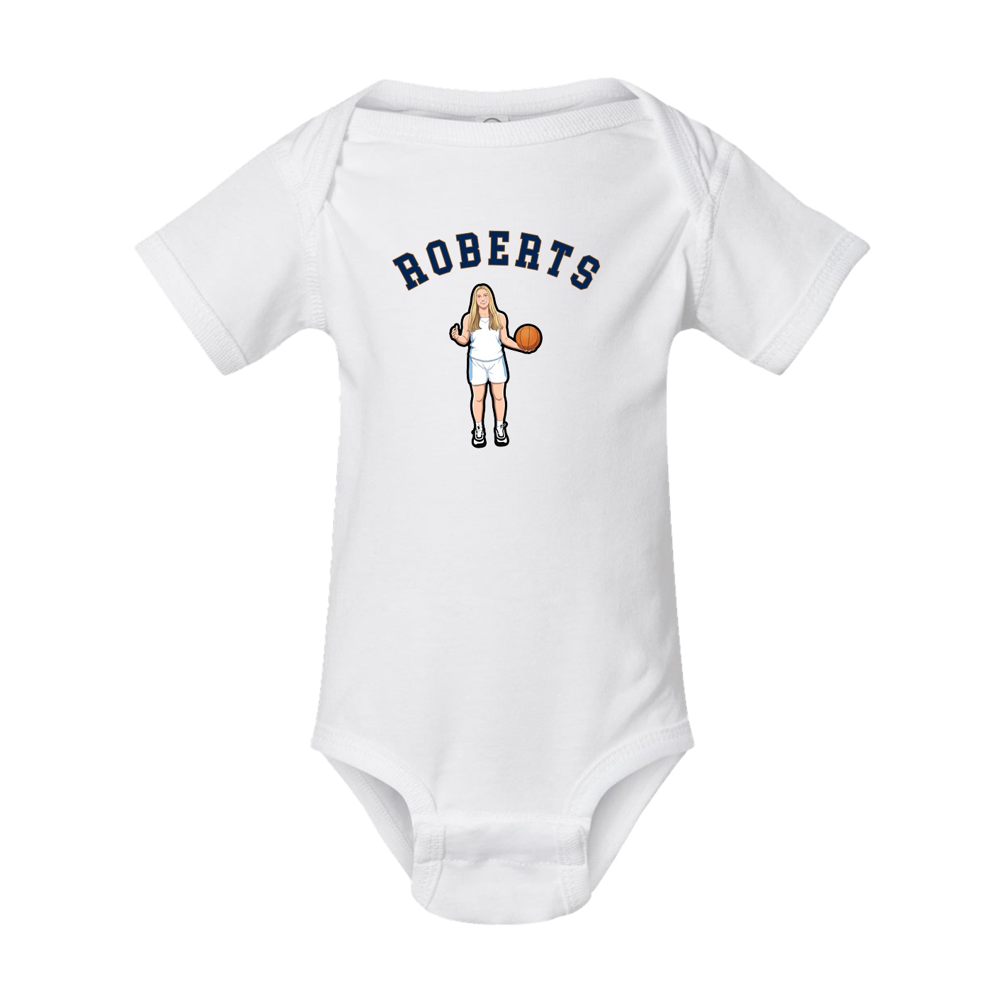 Baby Onesie — Shirsey Arch in White