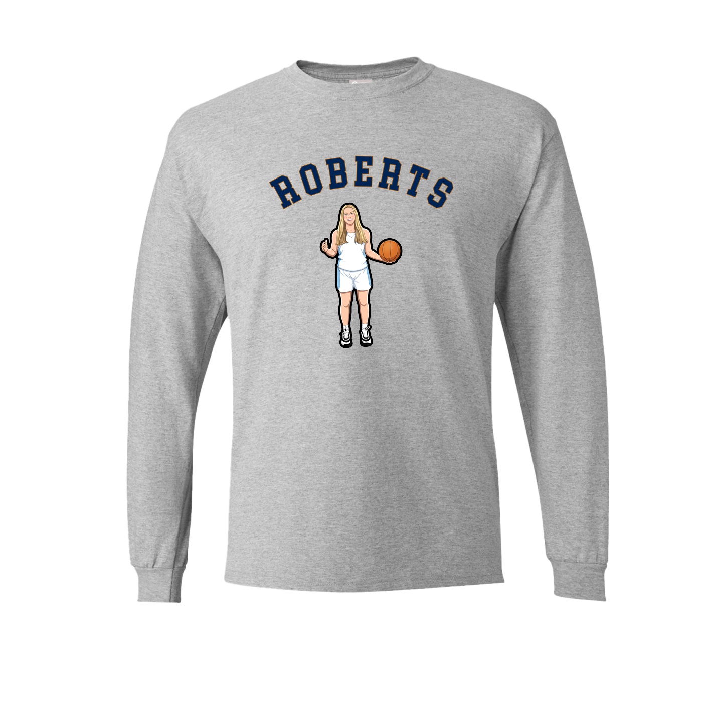 Long Sleeve Tee — Shirsey Arch in Grey