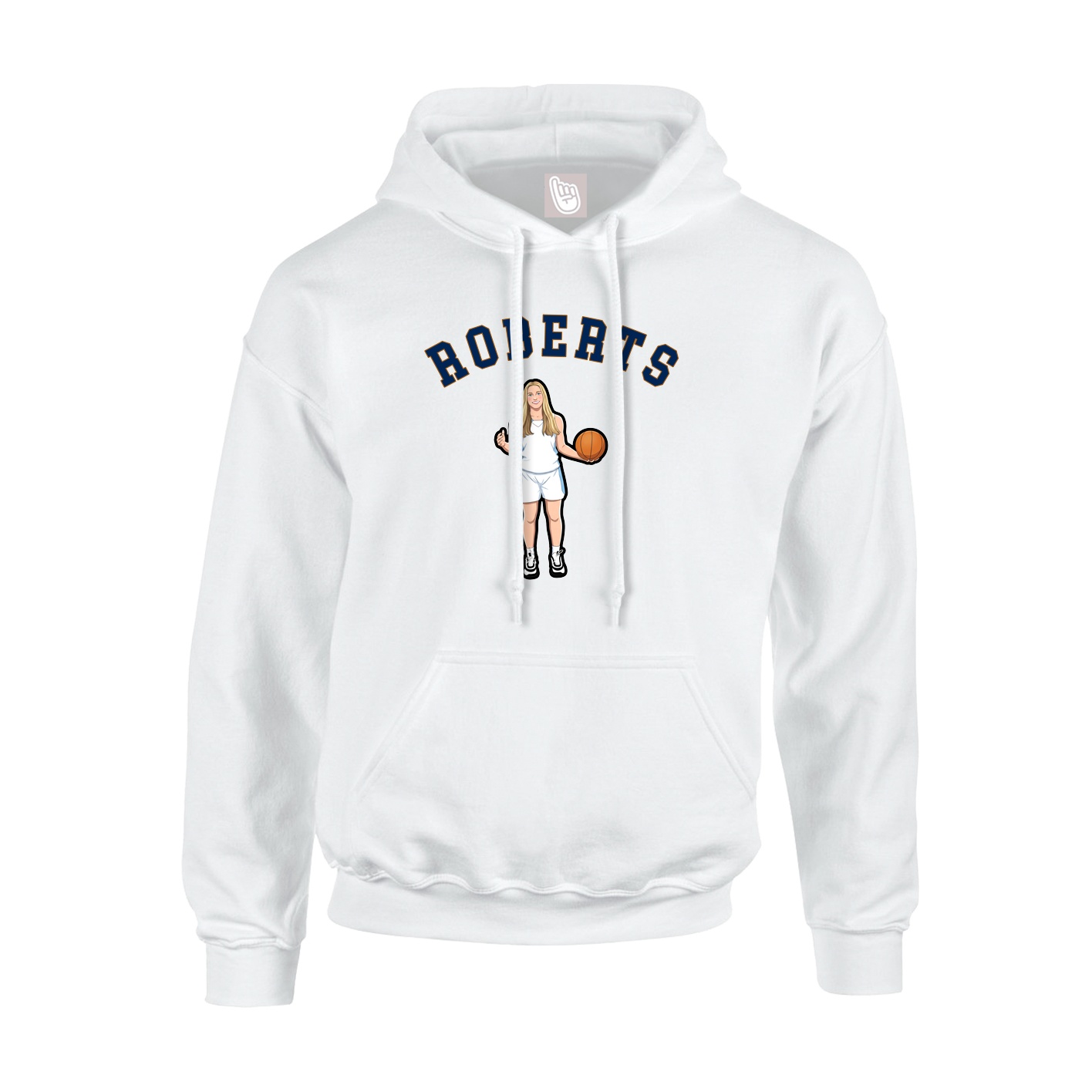 Hoodie — Shirsey Arch in White
