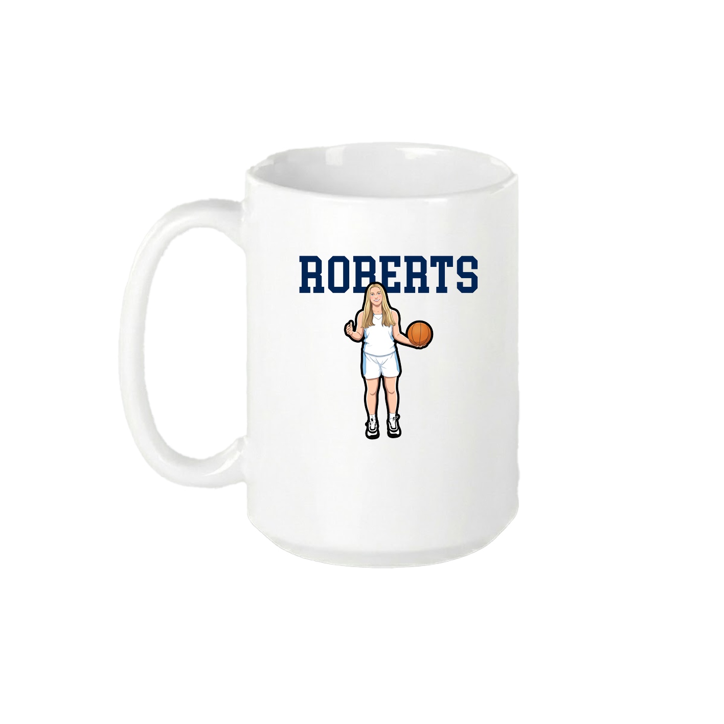 15oz Coffee Mug — Shirsey in White