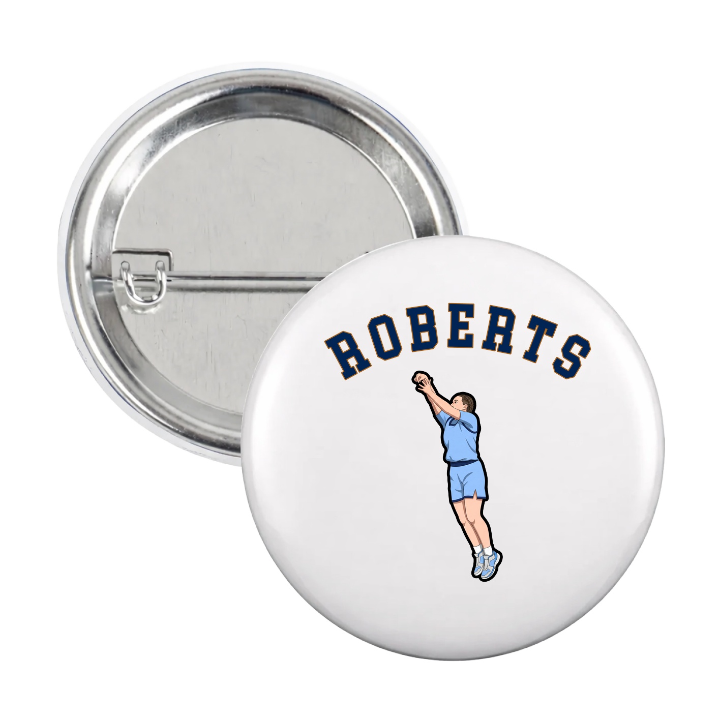 Game Day Button — Shirsey Arch in White
