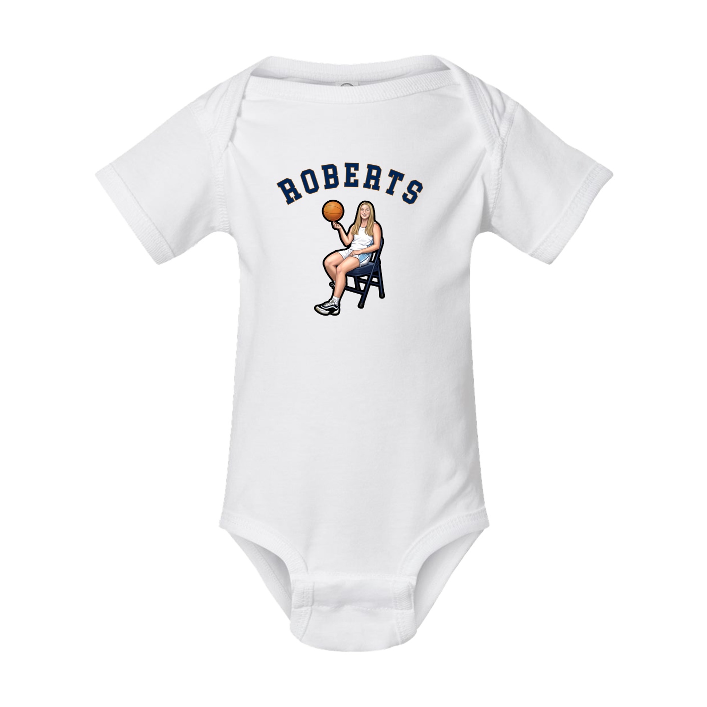 Baby Onesie — Shirsey Arch in White
