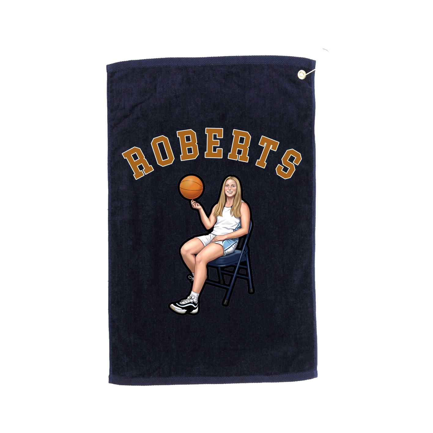 Golf Towel — Shirsey Arch in Navy