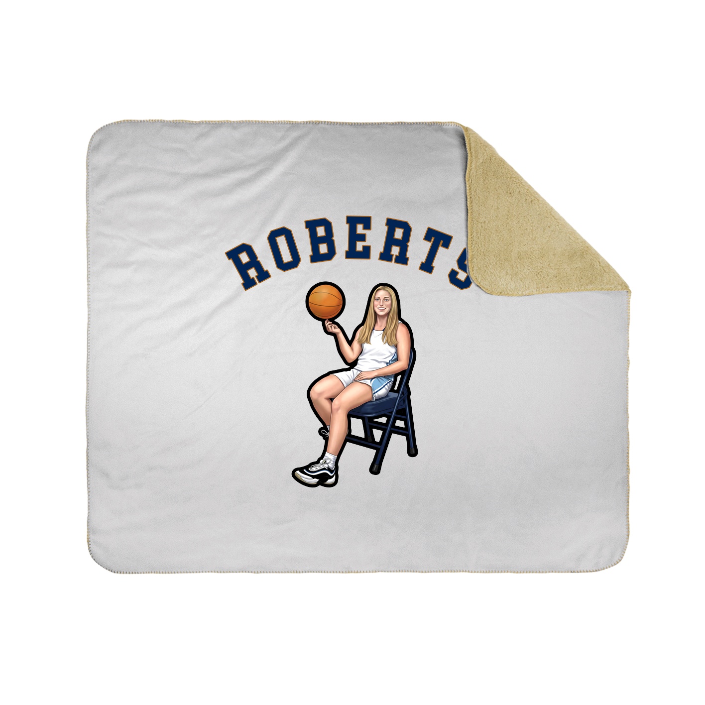 Throw Blanket — Shirsey Arch in White