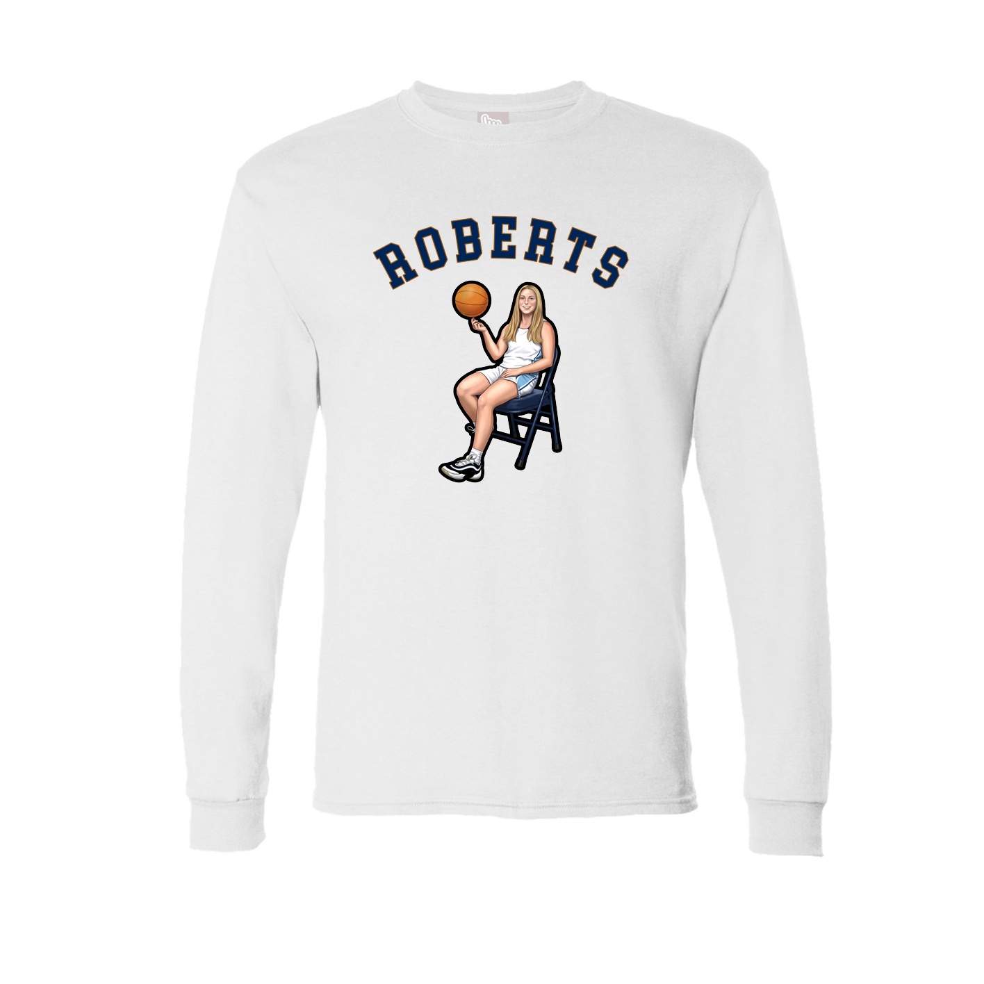 Long Sleeve Tee — Shirsey Arch in White