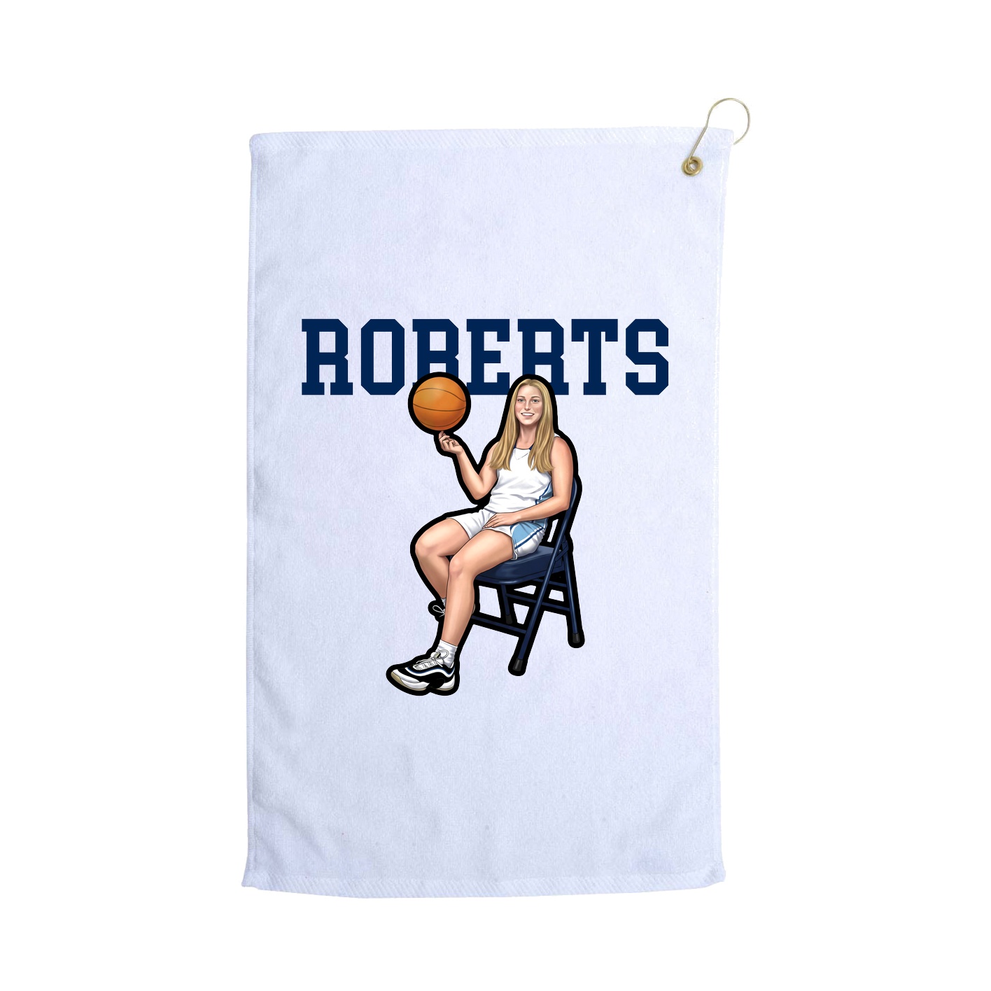Golf Towel — Shirsey in White