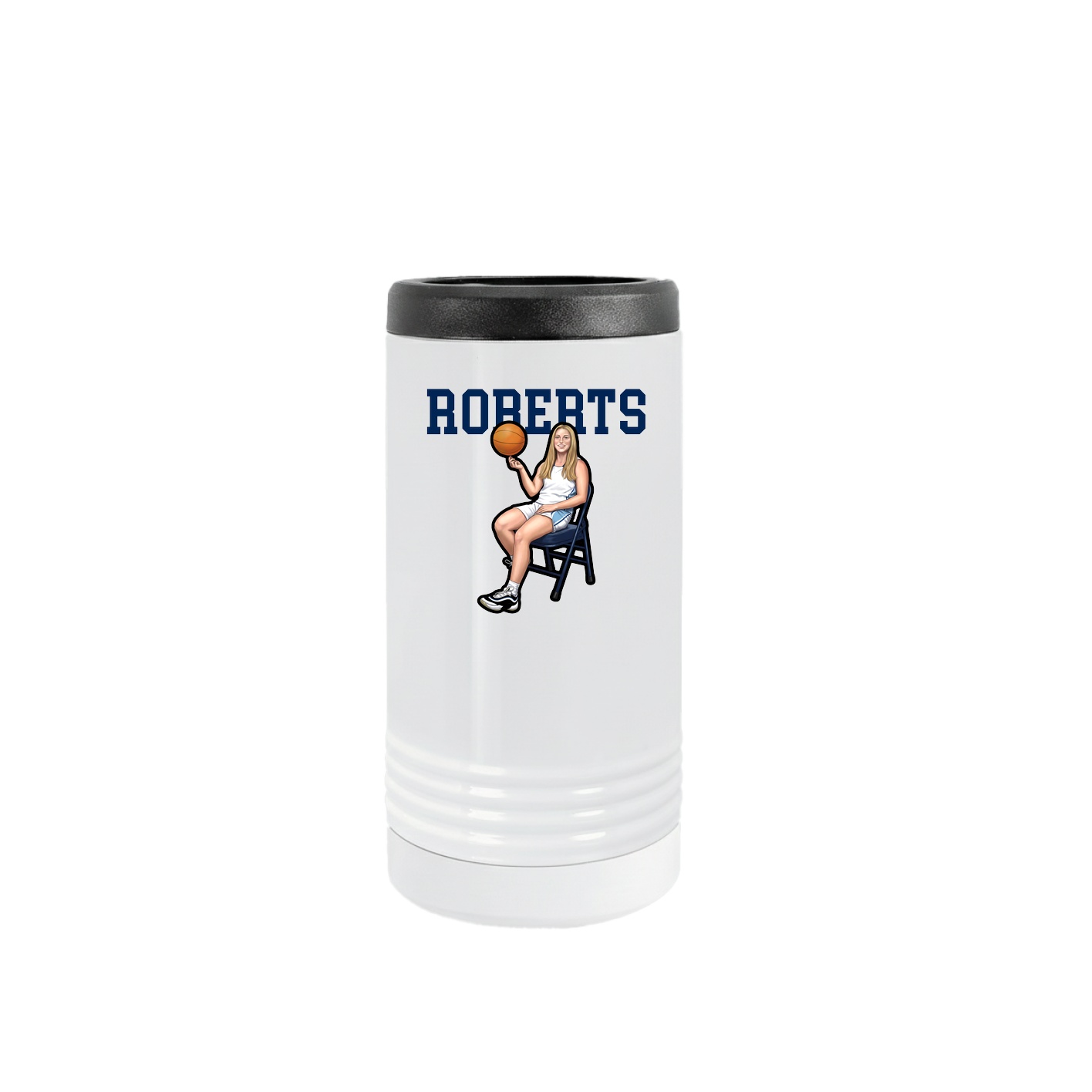 Slim Beverage Holder — Shirsey in White