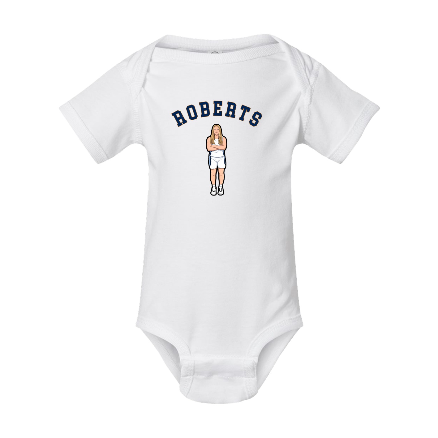 Baby Onesie — Shirsey Arch in White