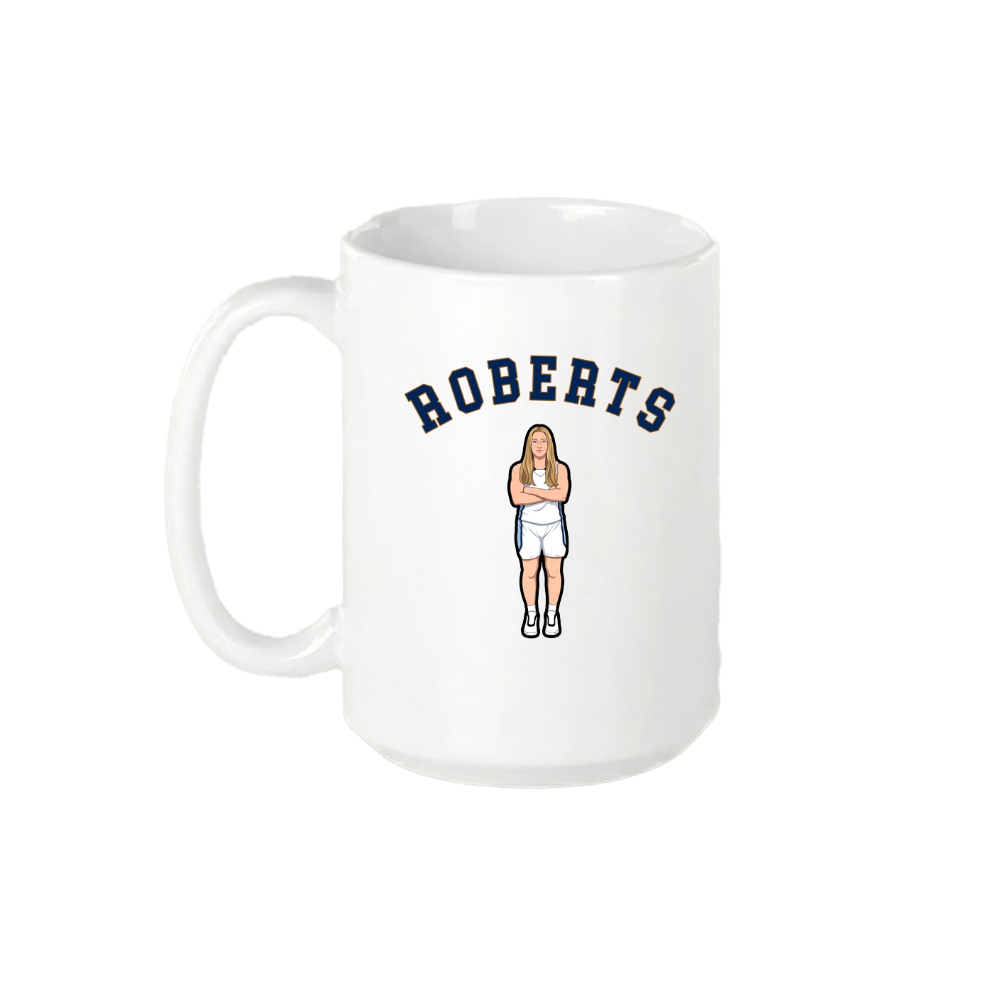 15oz Coffee Mug — Shirsey Arch in White