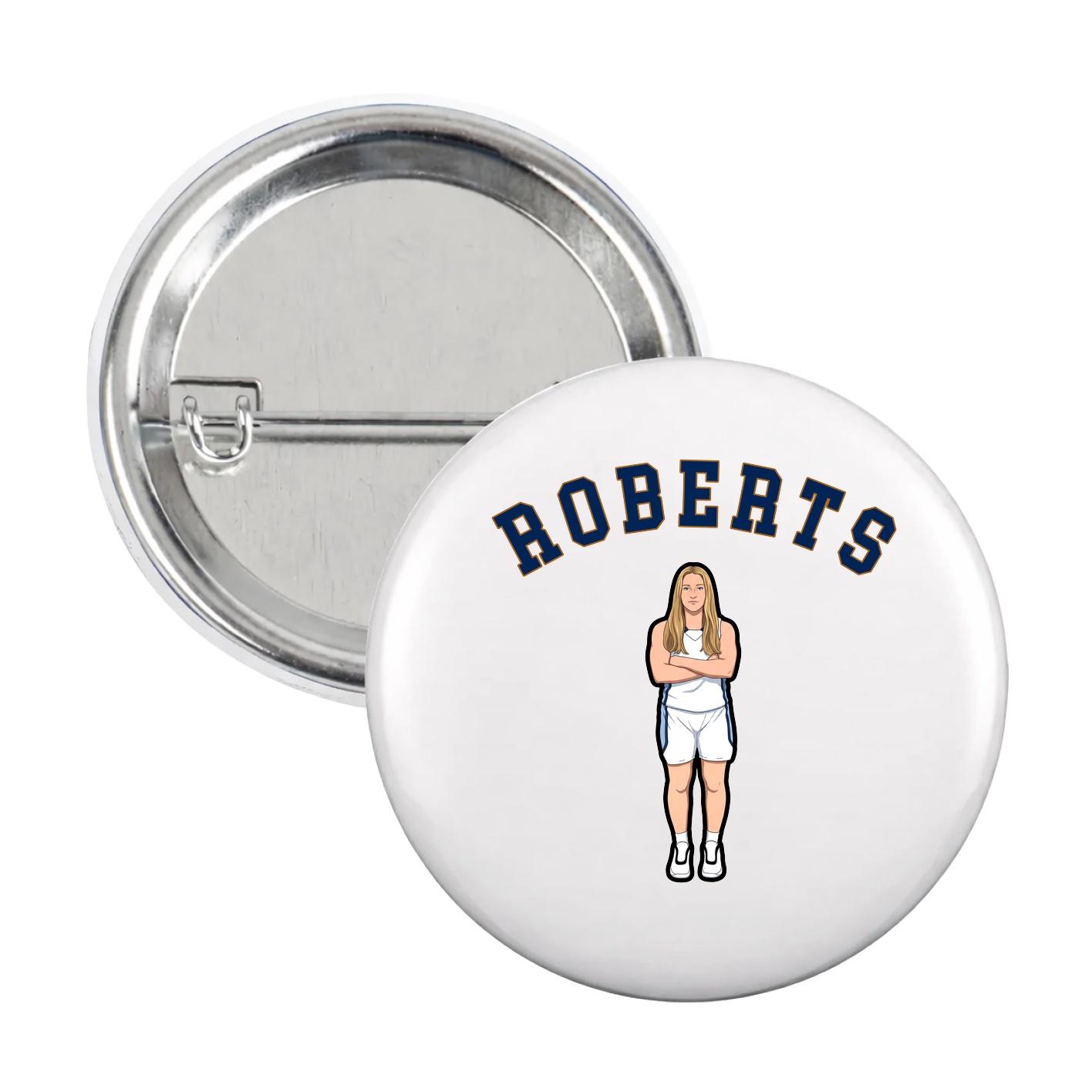 Game Day Button — Shirsey Arch in White