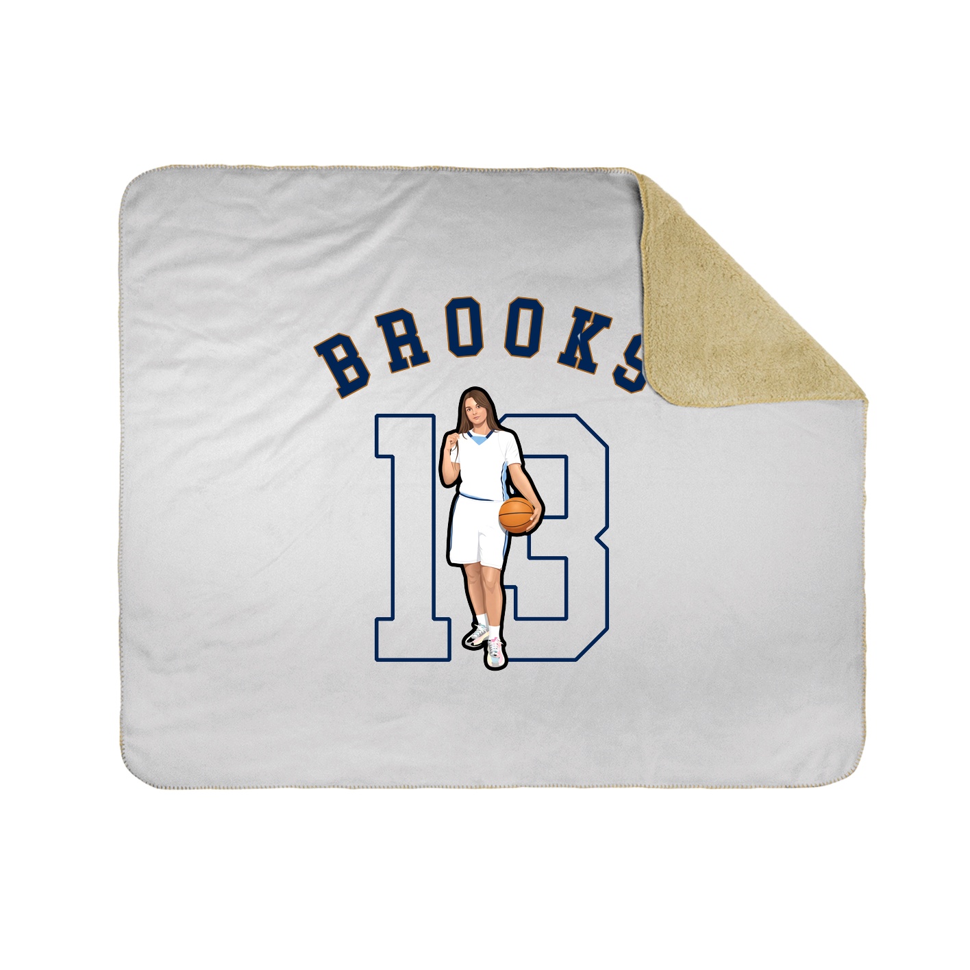 Throw Blanket — Shirsey Arch in White