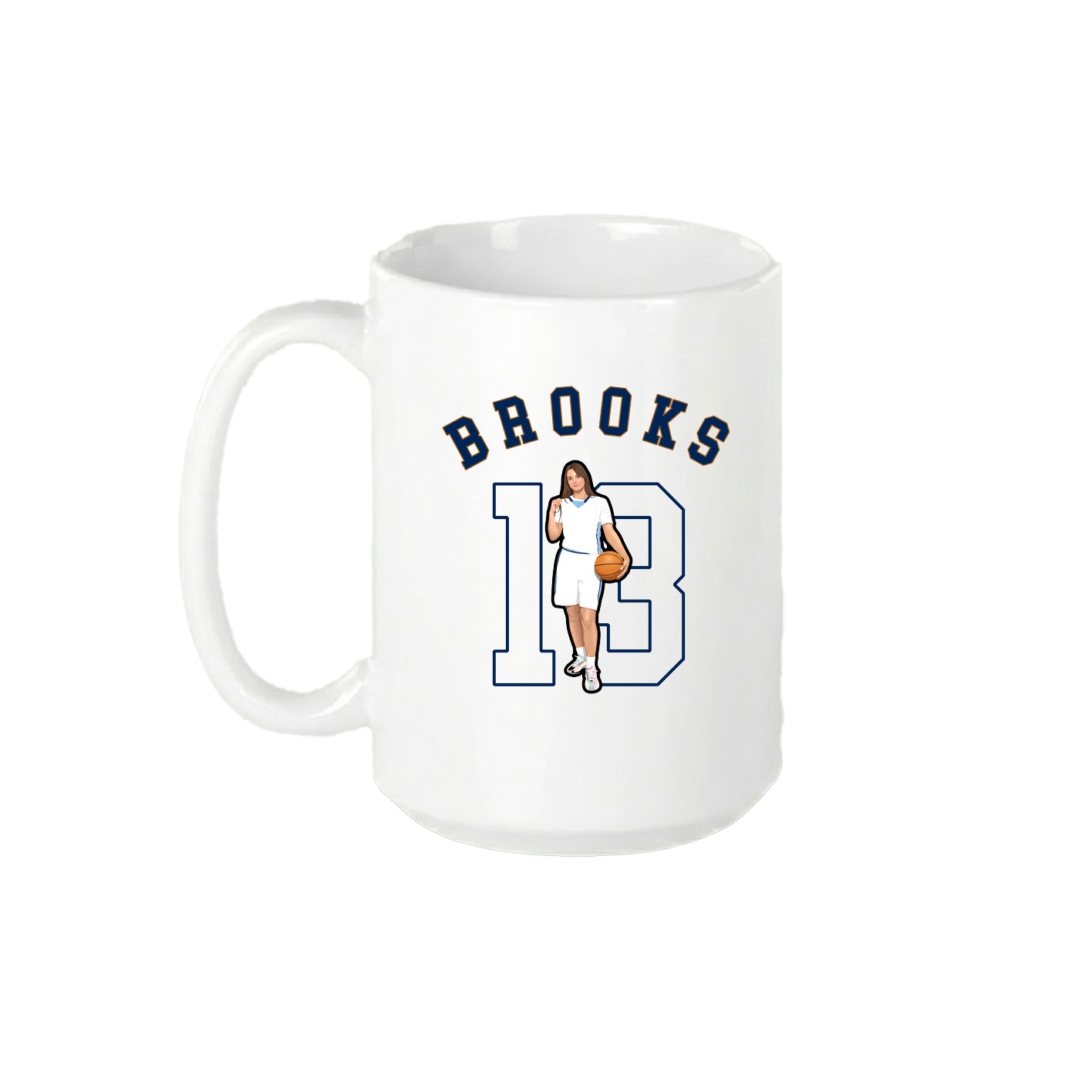 15oz Coffee Mug — Shirsey Arch in White