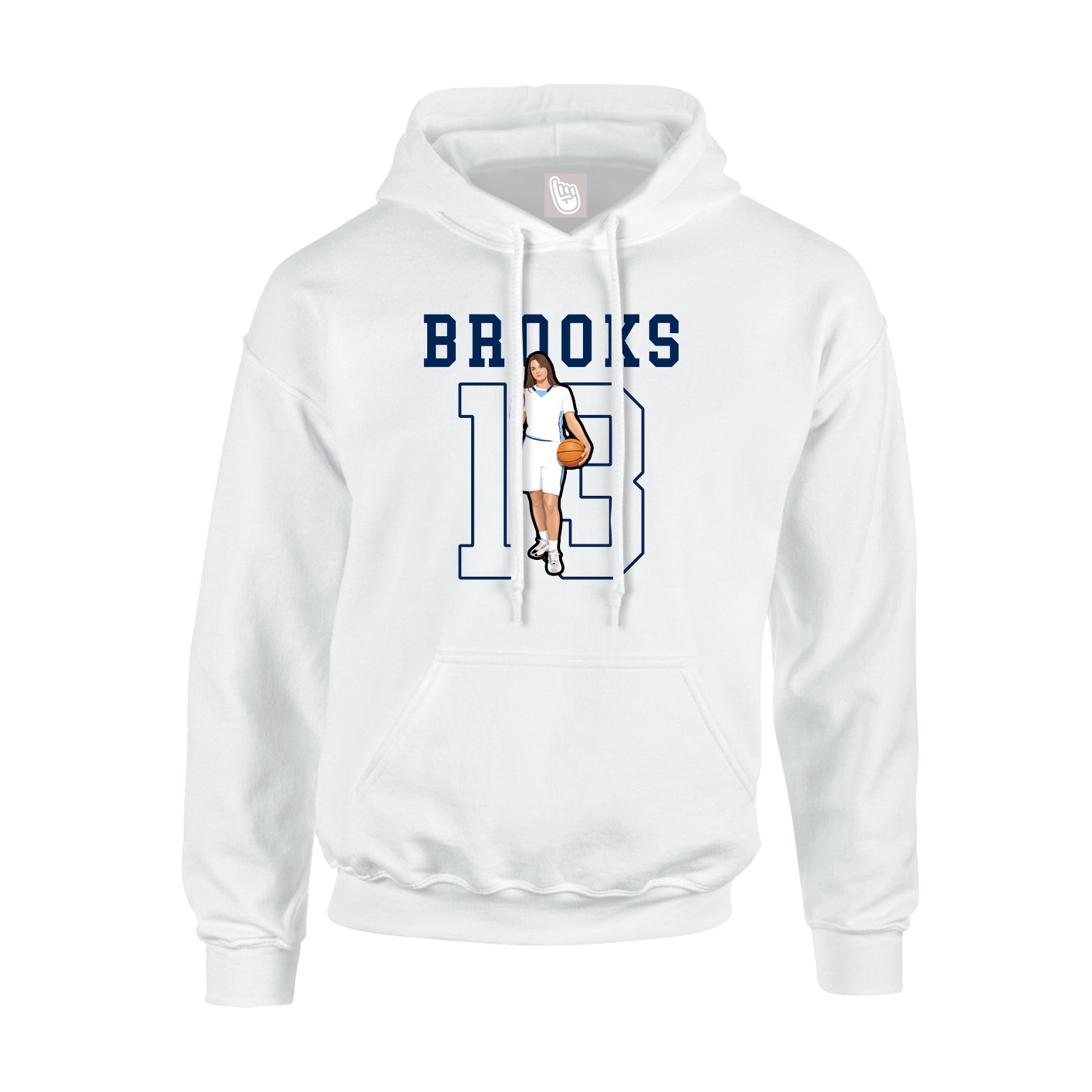 Hoodie — Shirsey in White