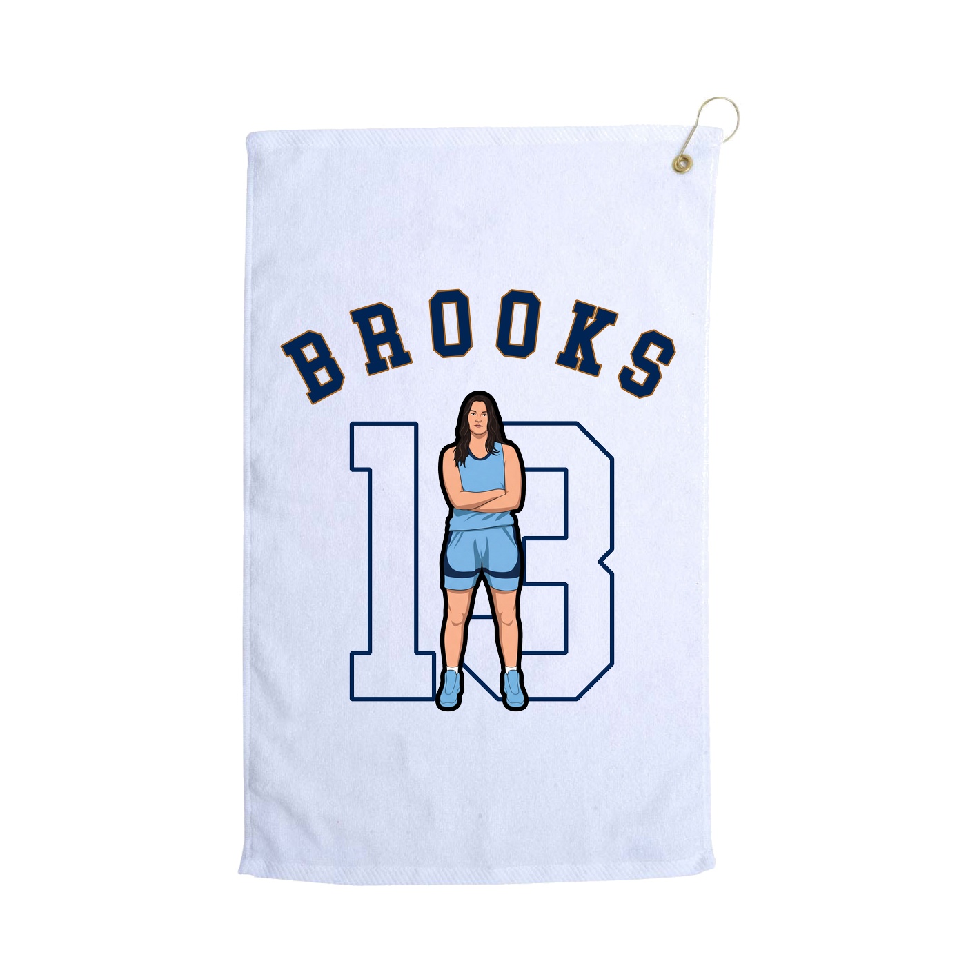 Golf Towel — Shirsey Arch in White