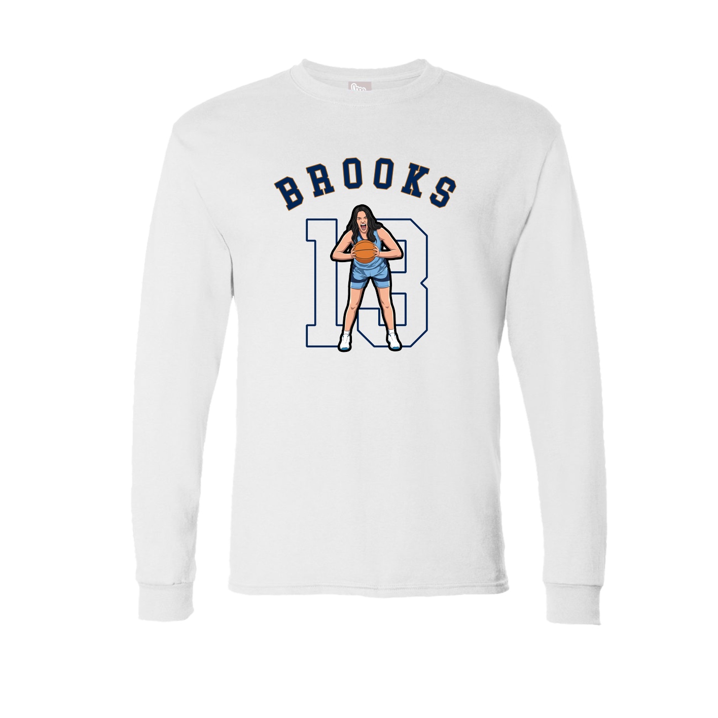 Long Sleeve Tee — Shirsey Arch in White