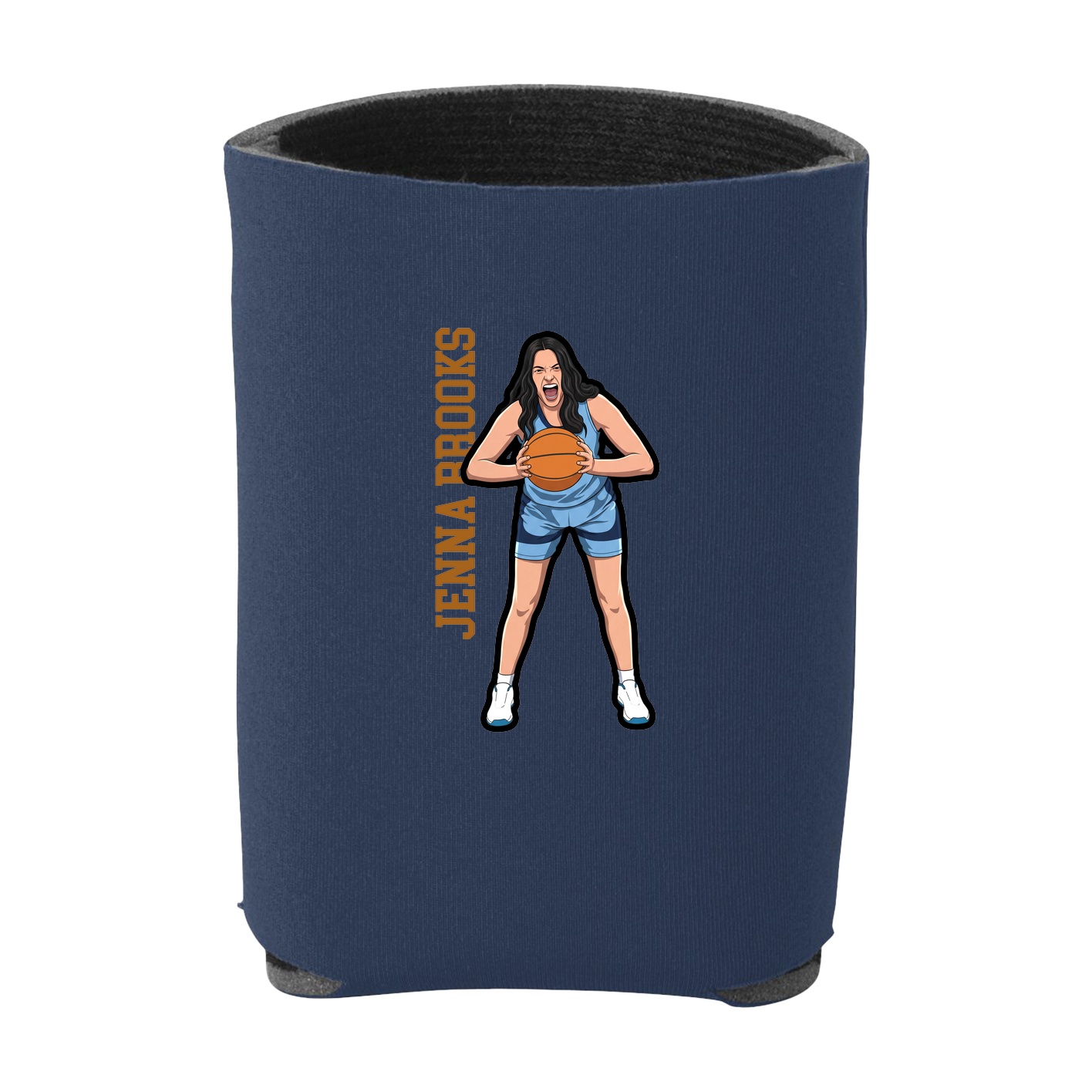 Can Holder — Name Vertical in Navy