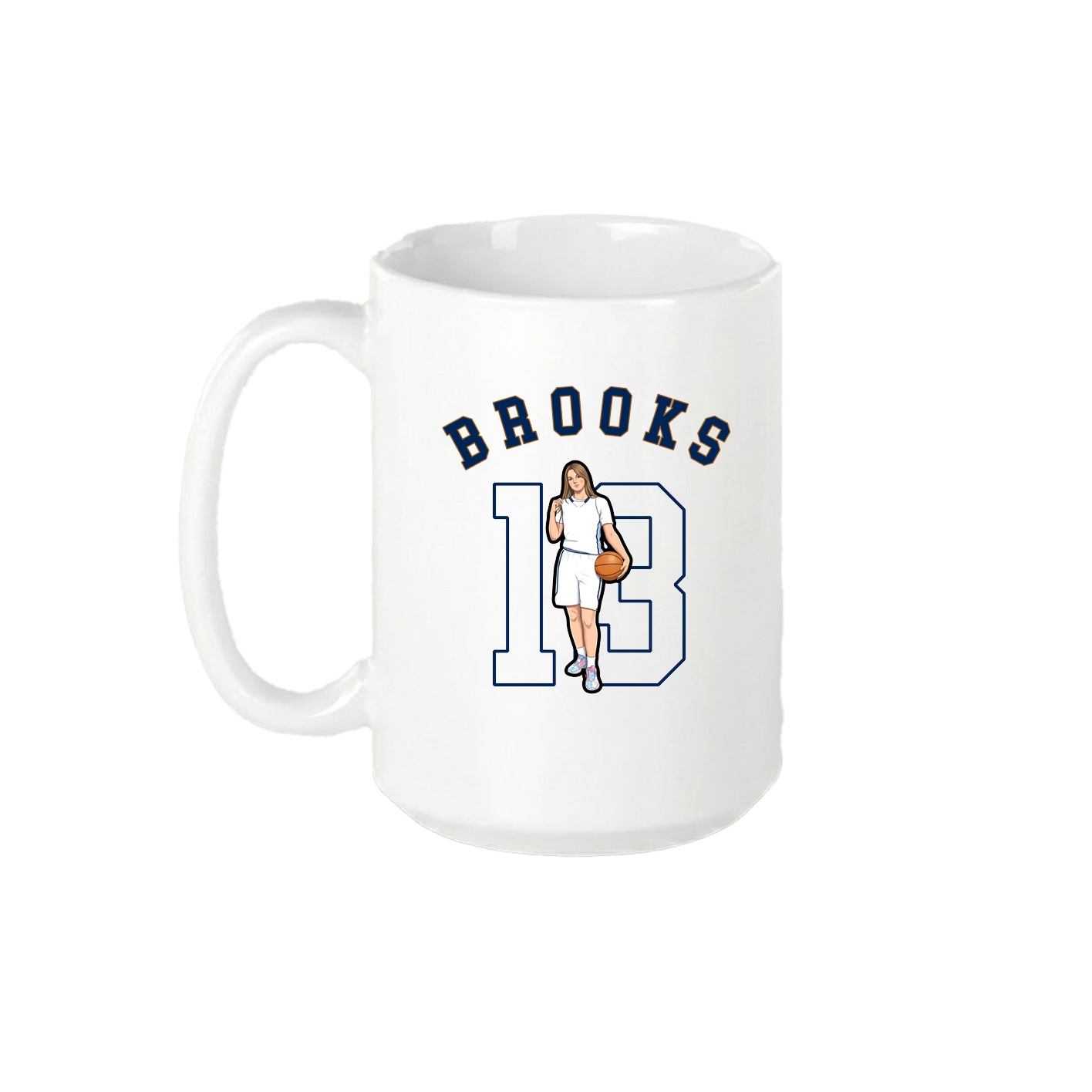 15oz Coffee Mug — Shirsey Arch in White
