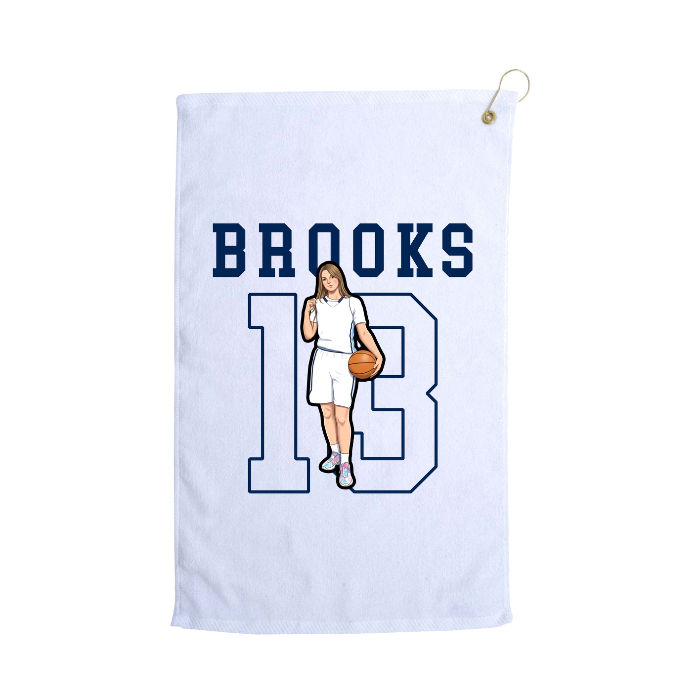 Golf Towel — Shirsey in White