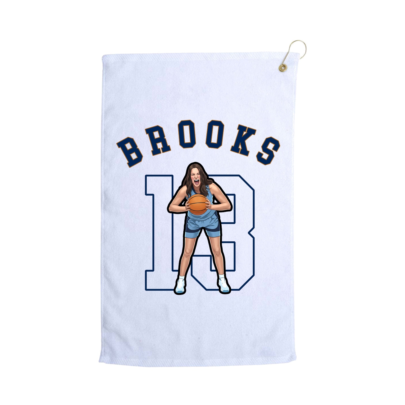 Golf Towel — Shirsey Arch in White