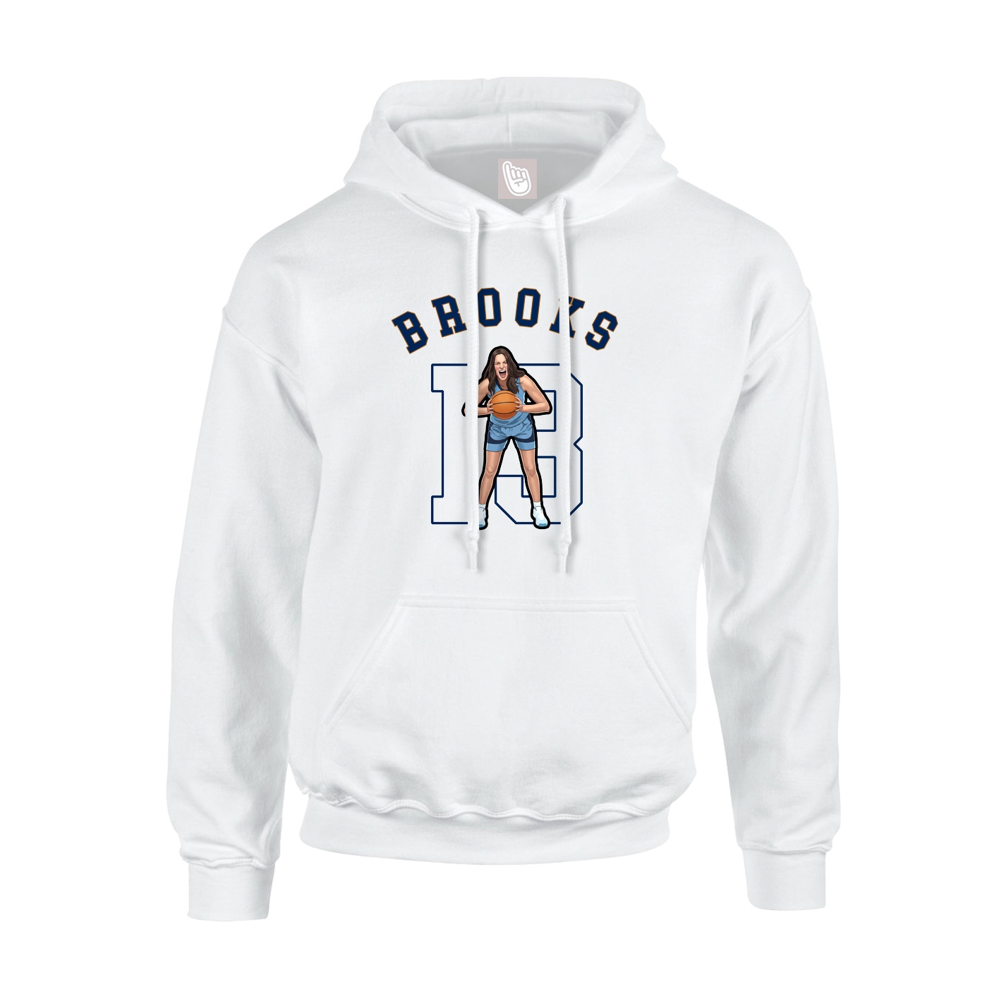Hoodie — Shirsey Arch in White