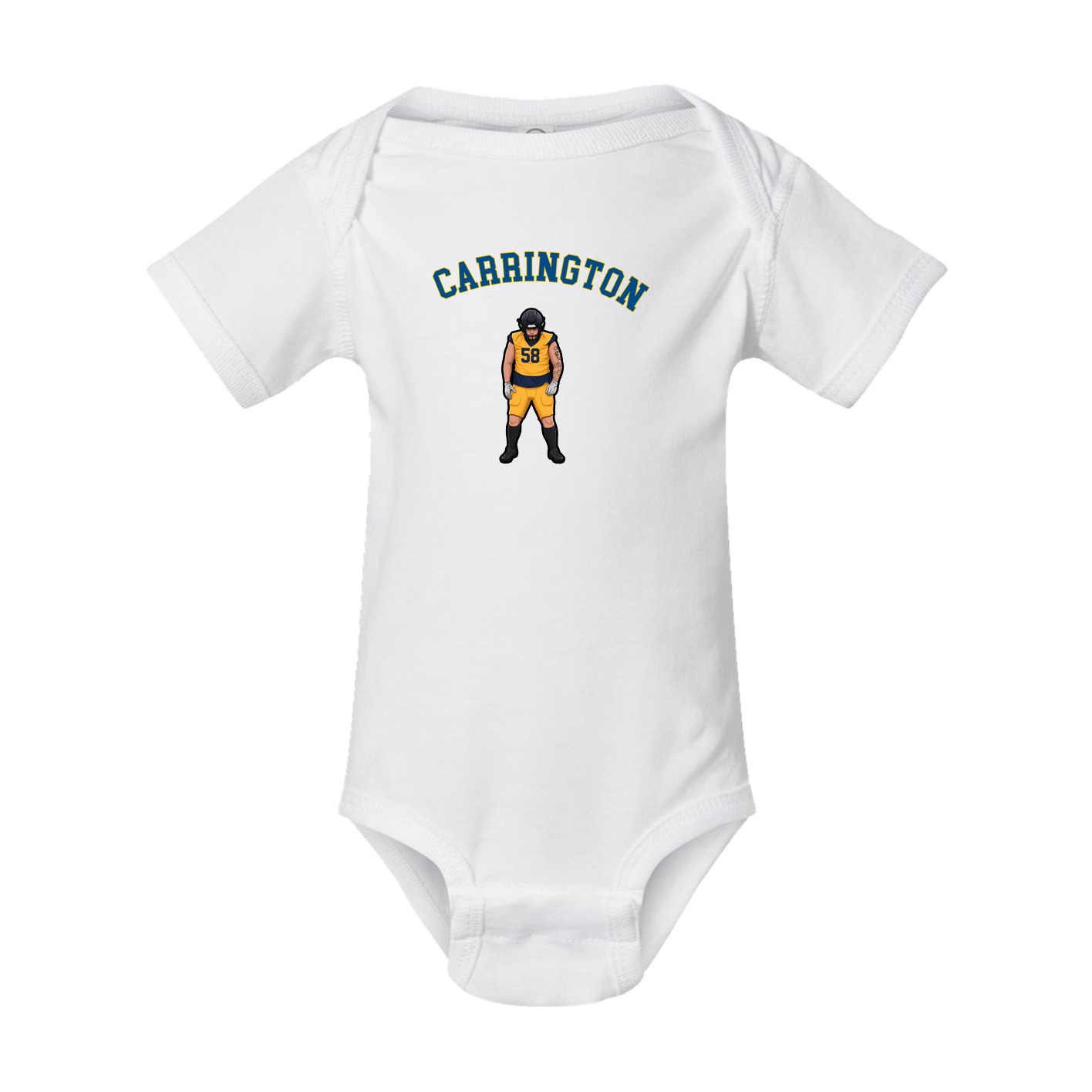 Baby Onesie — Shirsey Arch in White