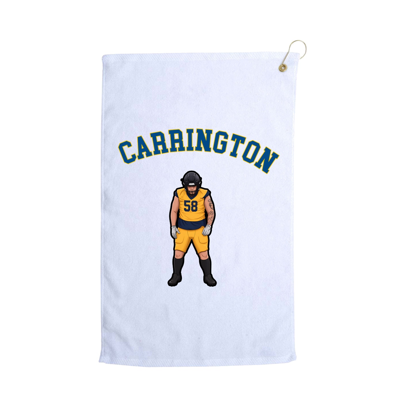 Golf Towel — Shirsey Arch in White