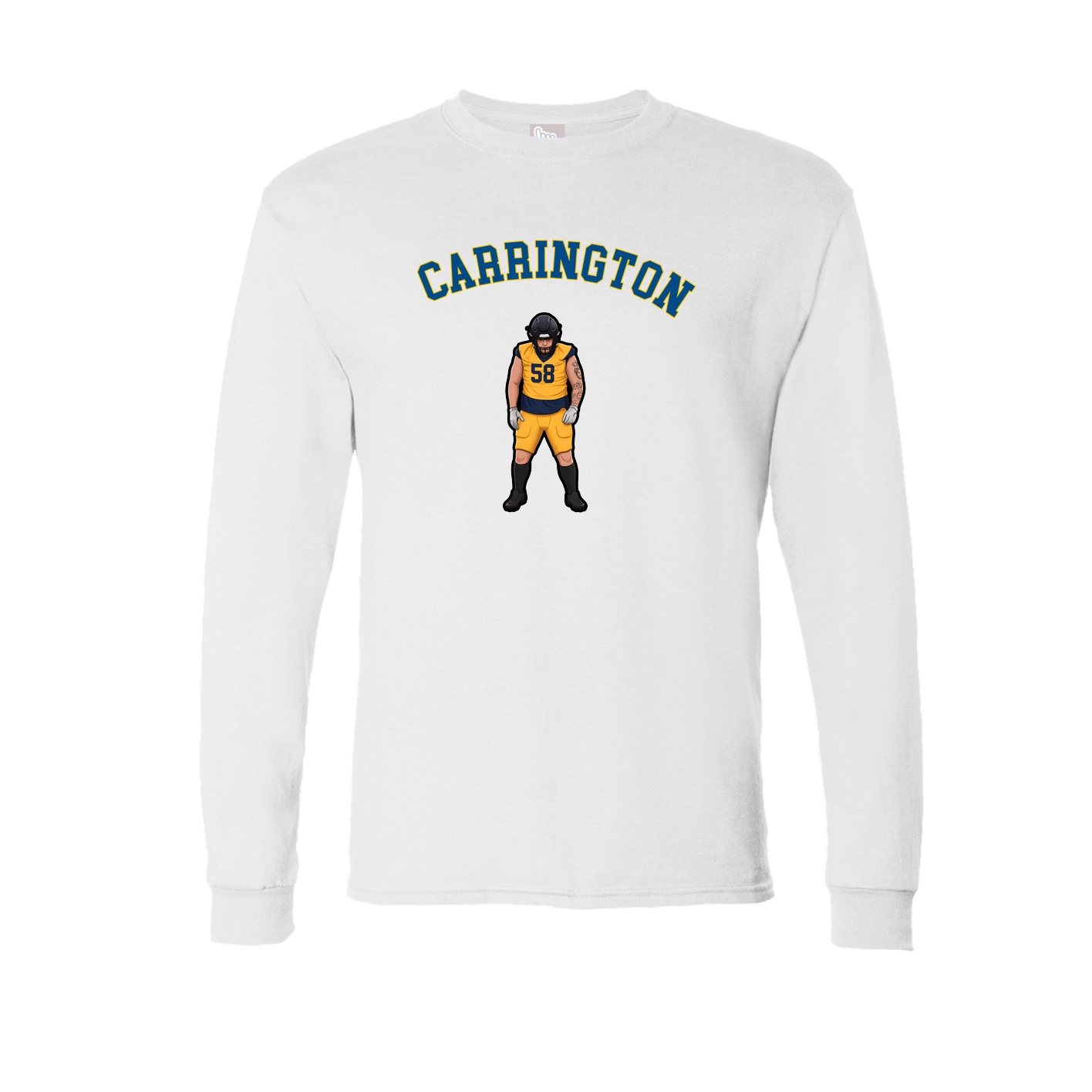 Long Sleeve Tee — Shirsey Arch in White