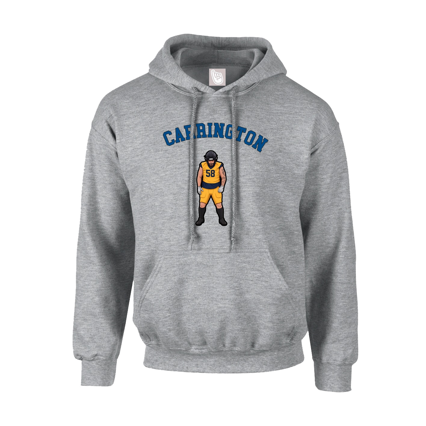 Youth Hoodie — Shirsey Arch in Grey