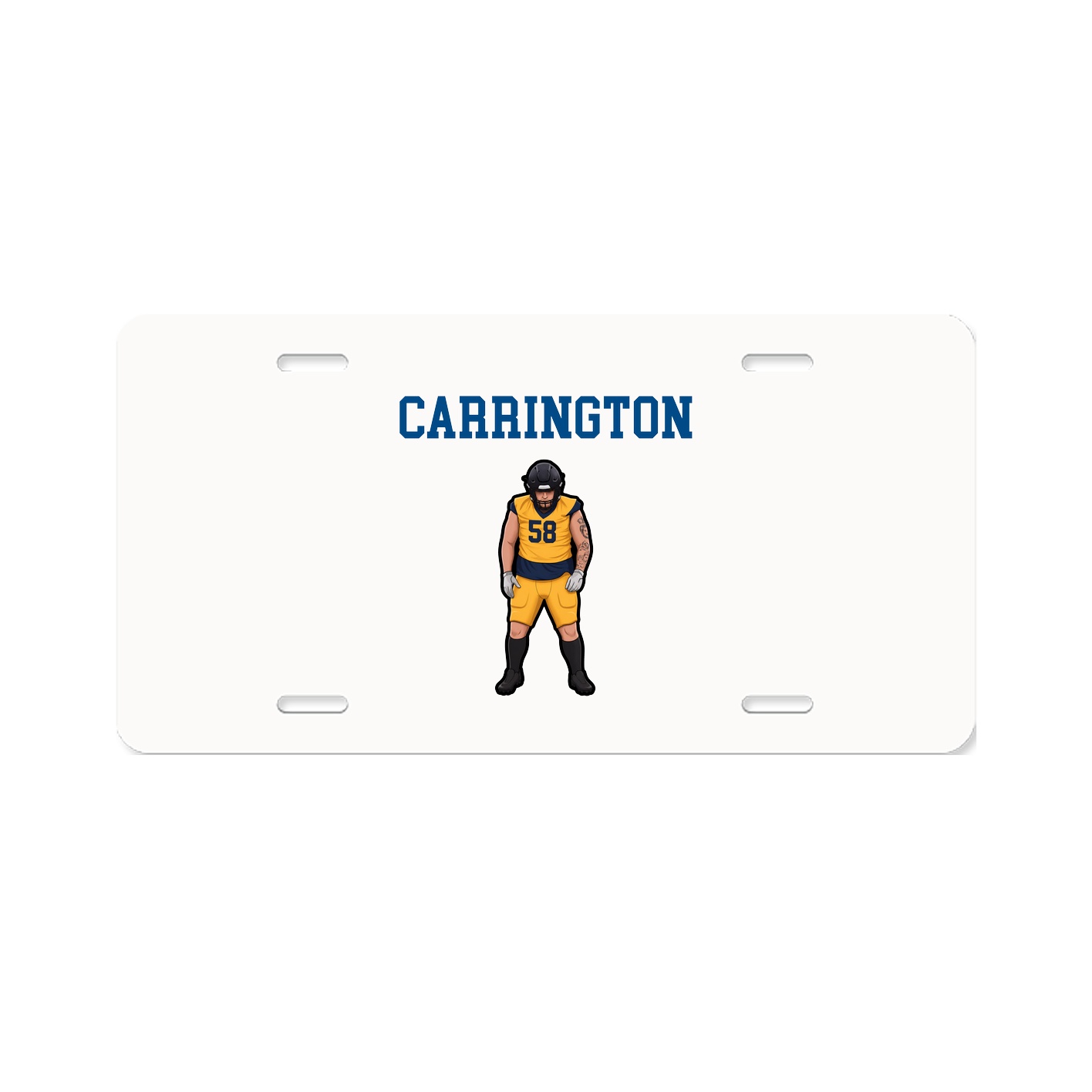 License Plate — Shirsey in Classic