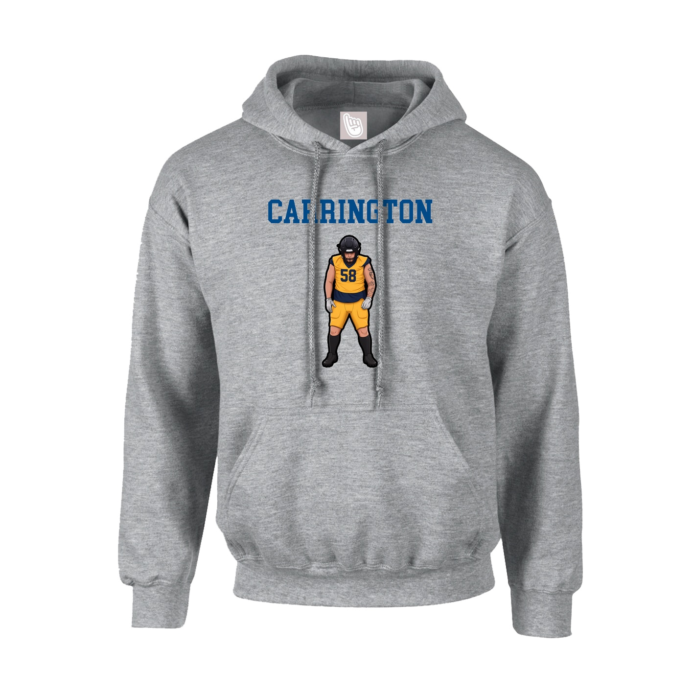Hoodie — Shirsey in Grey