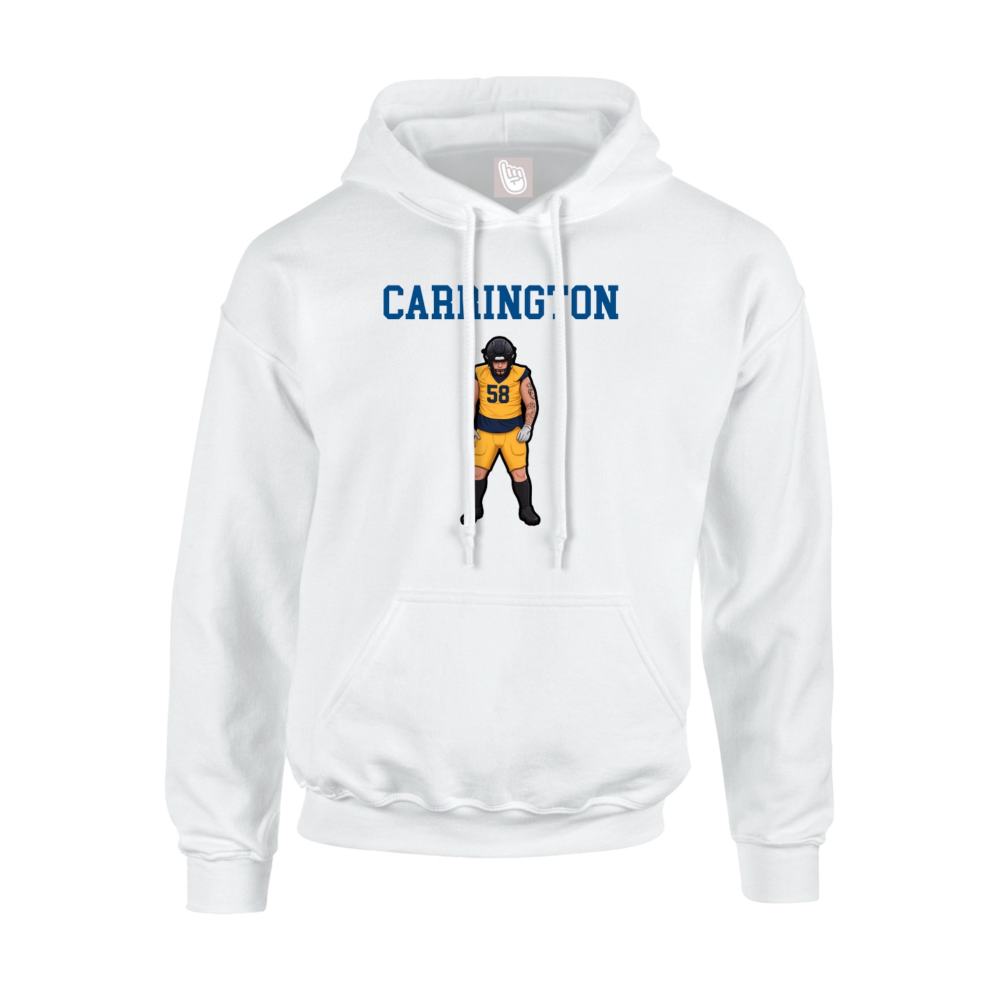 Youth Hoodie — Shirsey in White
