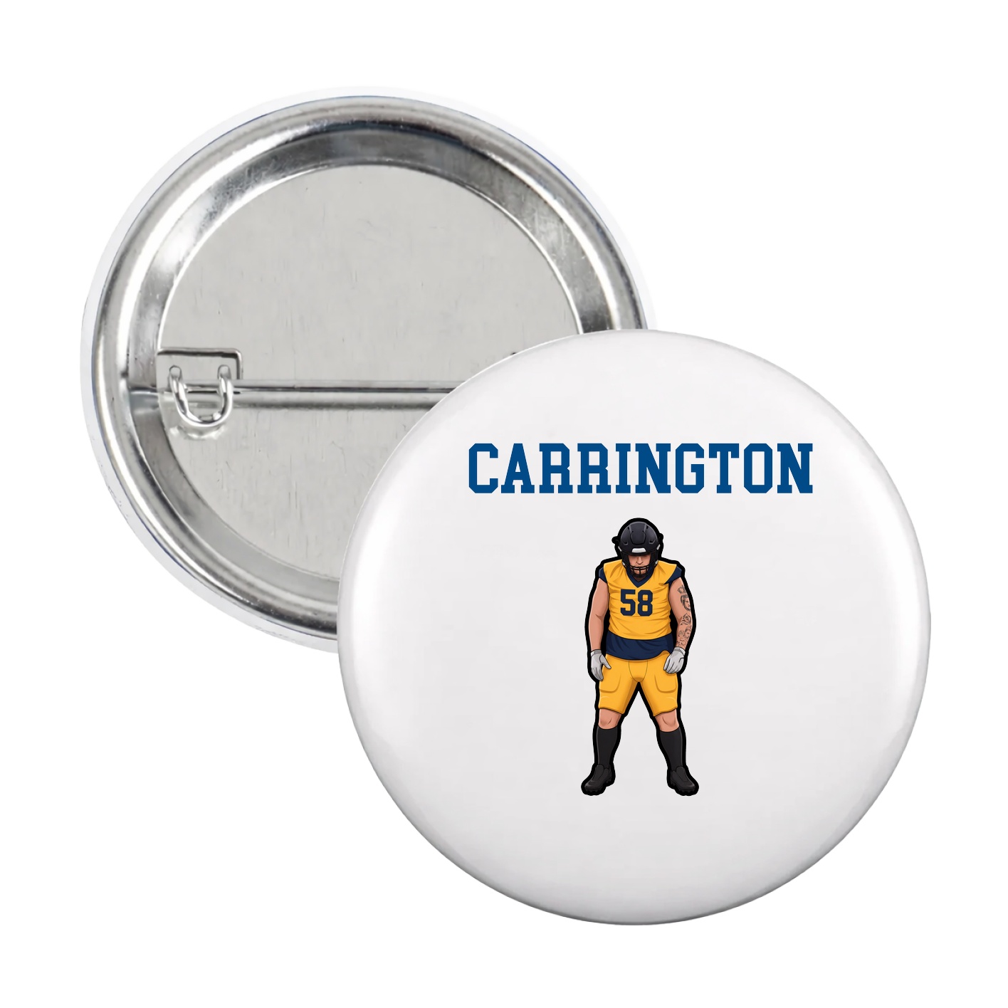 Game Day Button — Shirsey in White