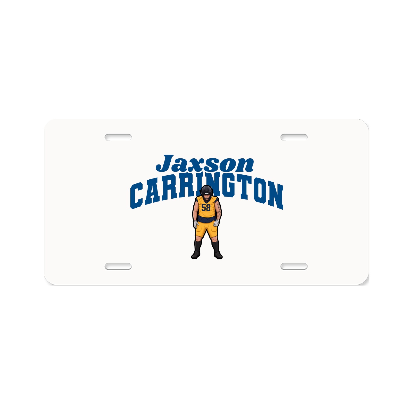 License Plate — Signature Arch in Classic