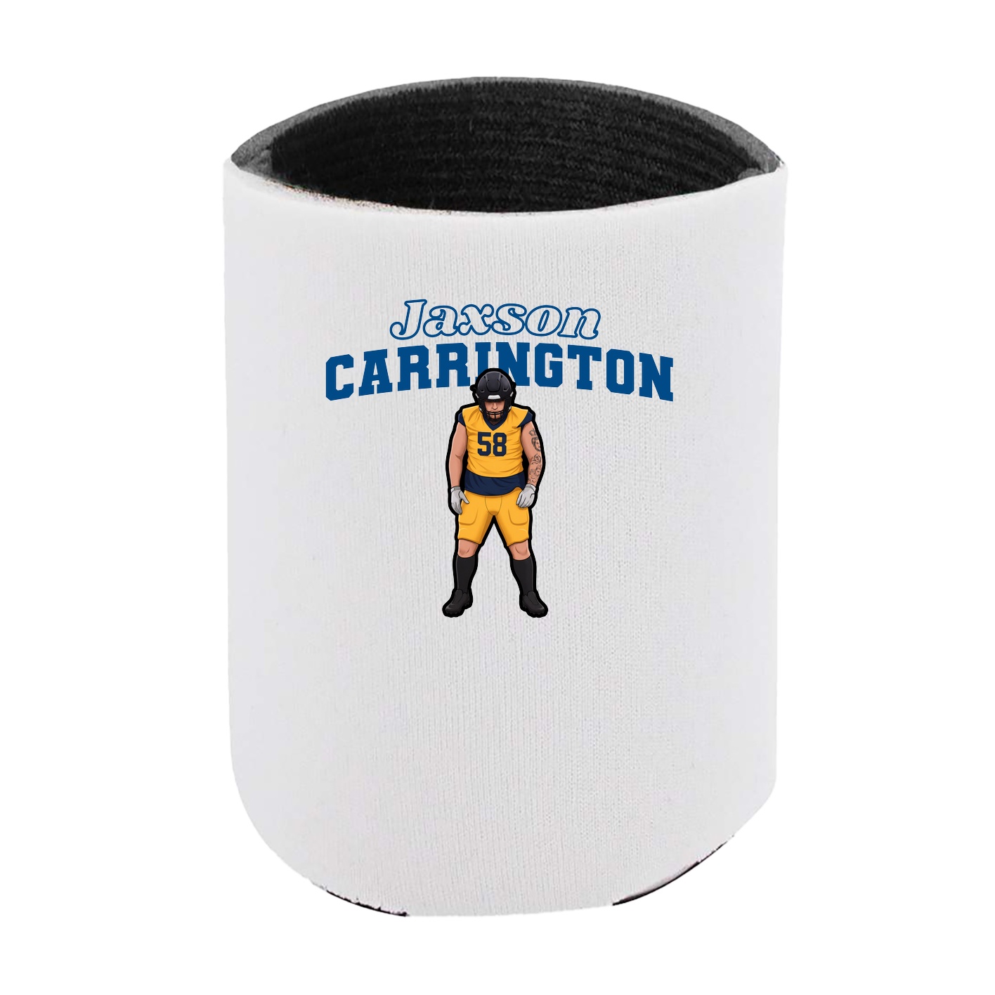 Can Holder — Name Arch in White