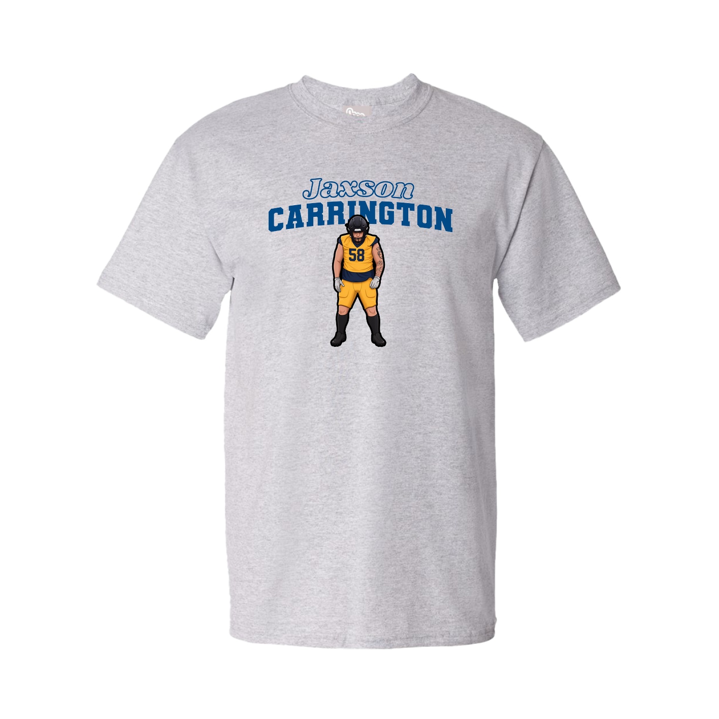 Tee — Name Arch in Grey