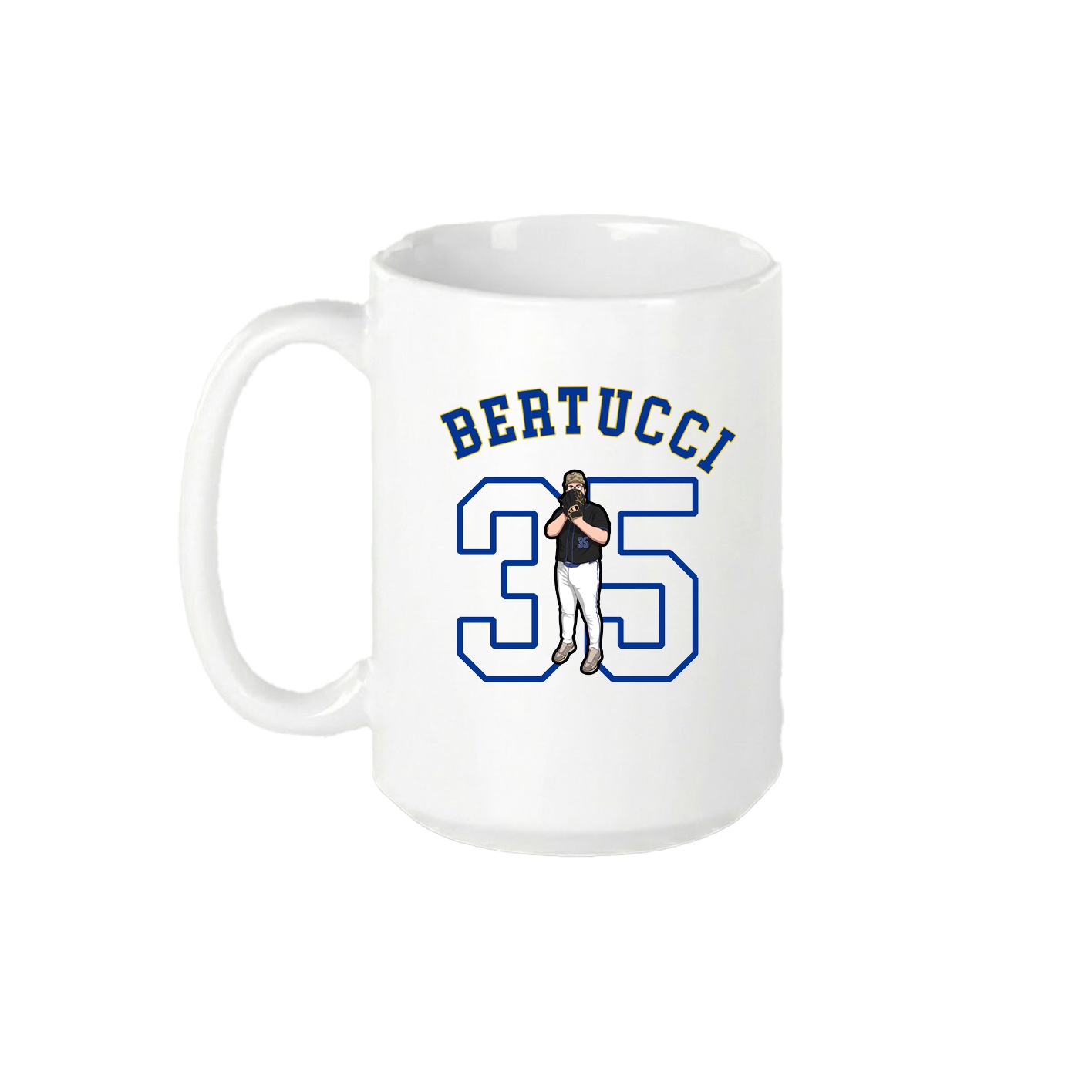 15oz Coffee Mug — Shirsey Arch in White