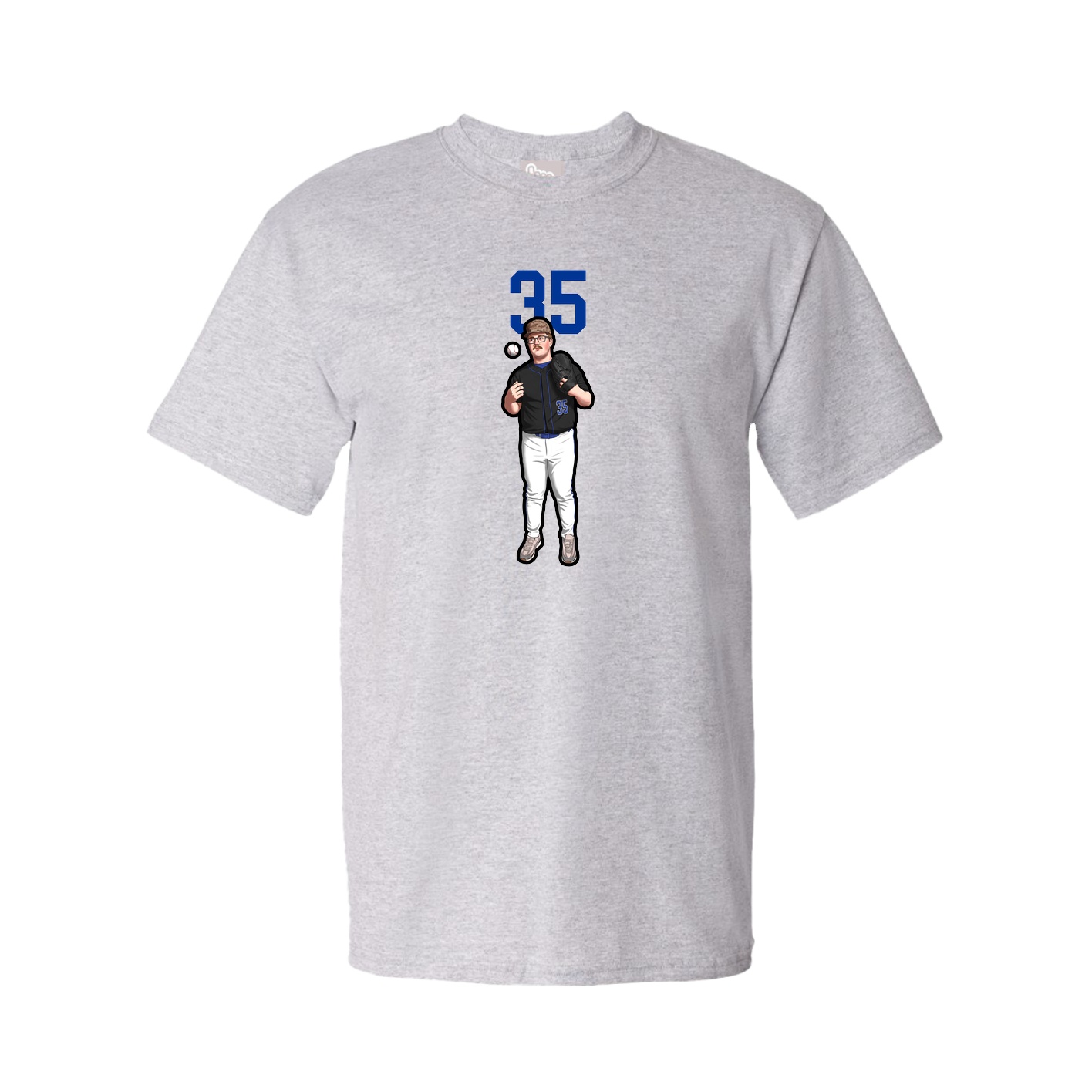 Tee — Number Top in Grey