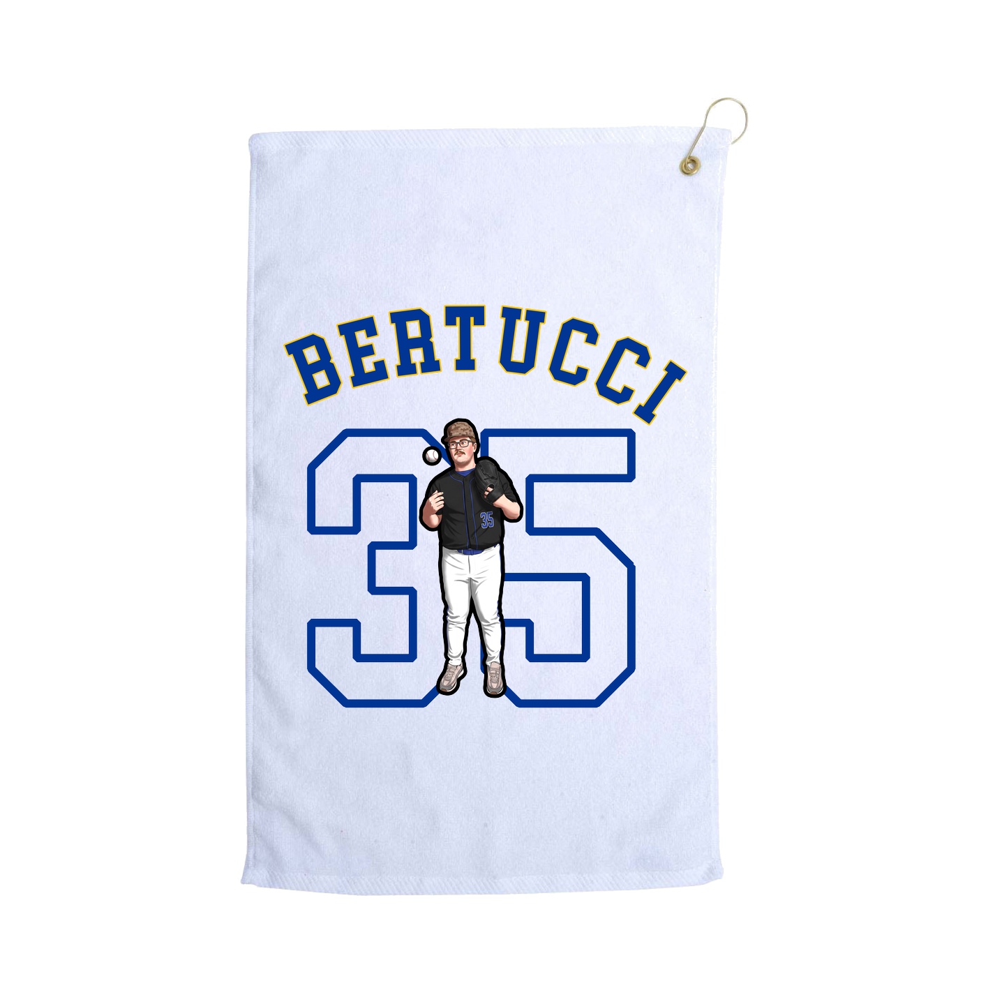 Golf Towel — Shirsey Arch in White