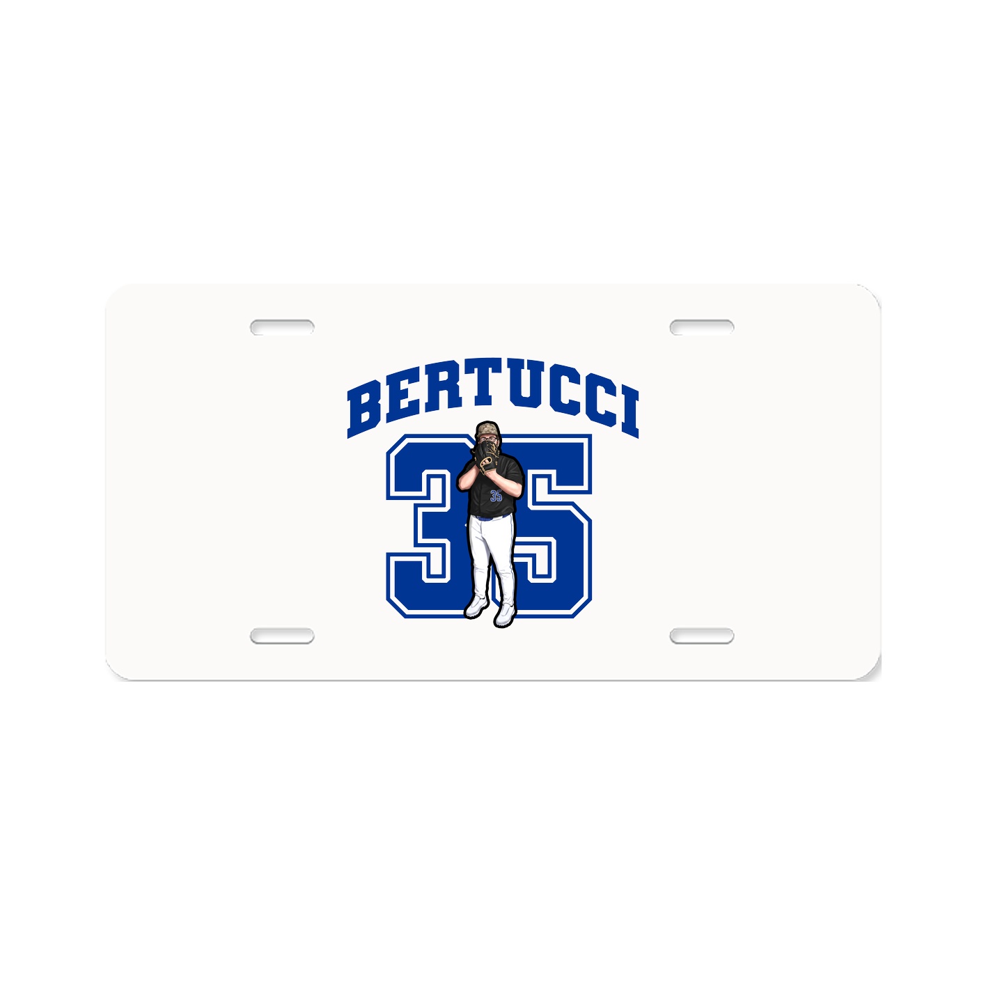 License Plate — Number in Classic
