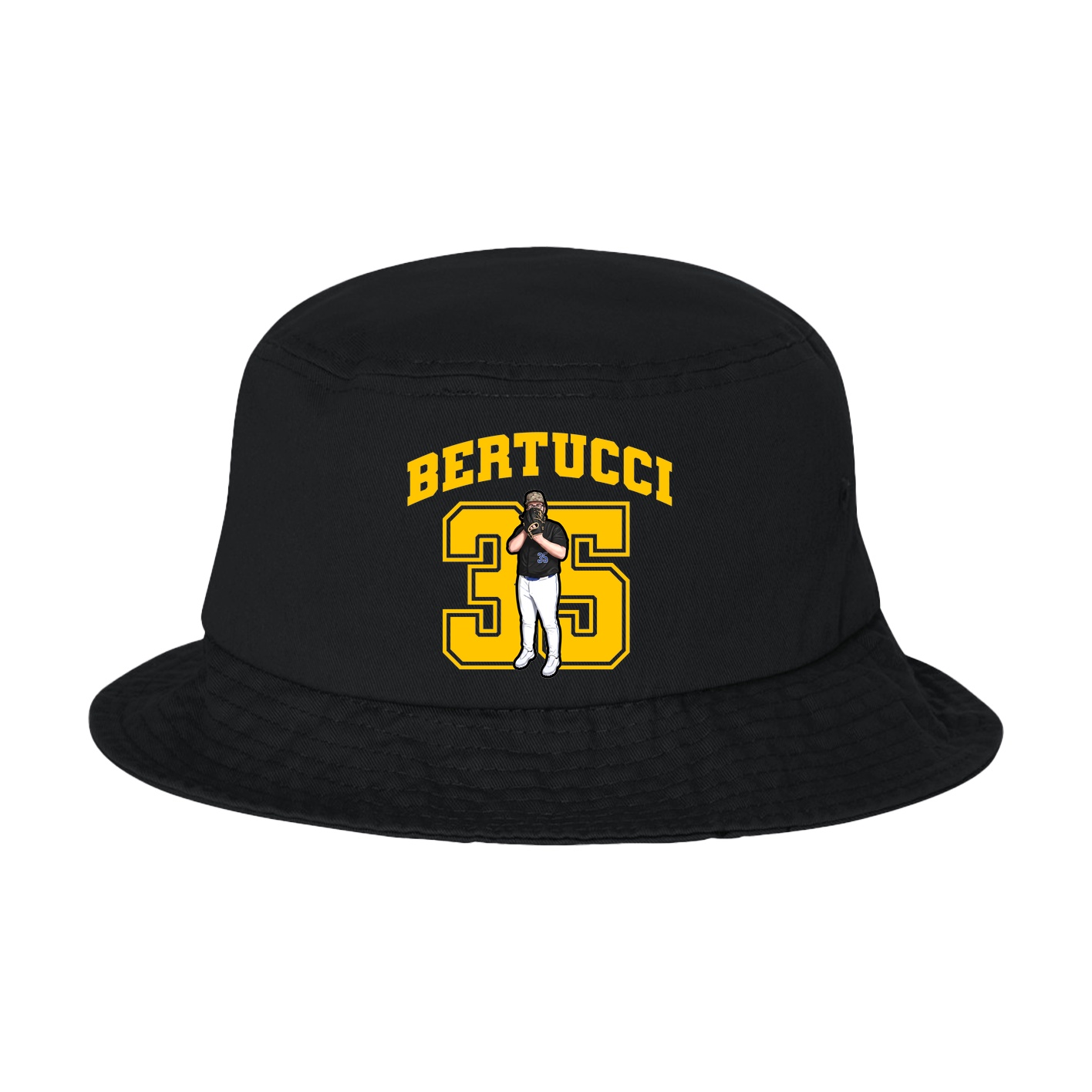 Bucket Cap — Number in Black