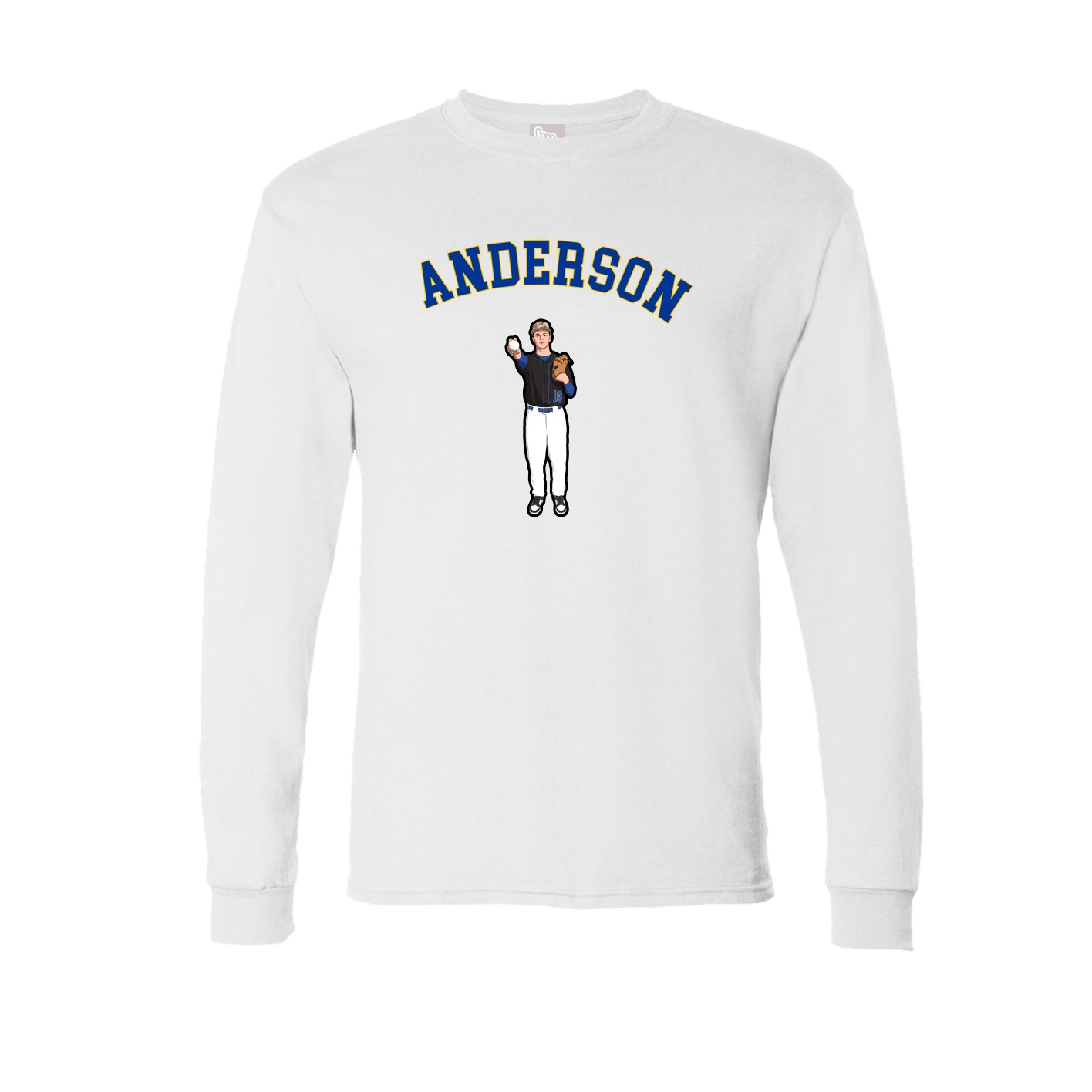 Long Sleeve Tee — Shirsey Arch in White