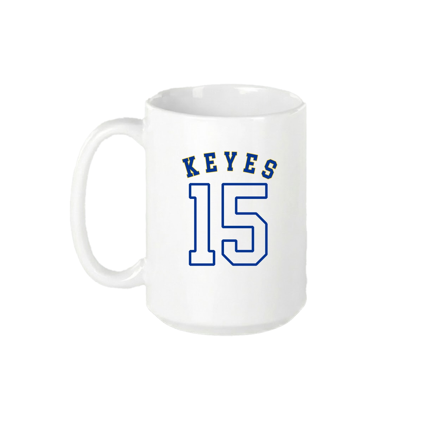 15oz Coffee Mug — Shirsey Arch in White