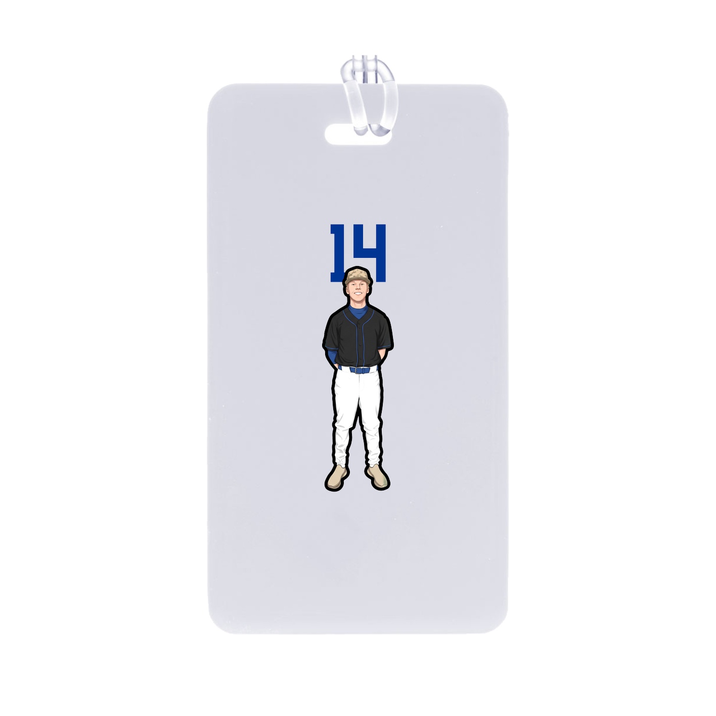 Bag Tag — Number Top in Classic