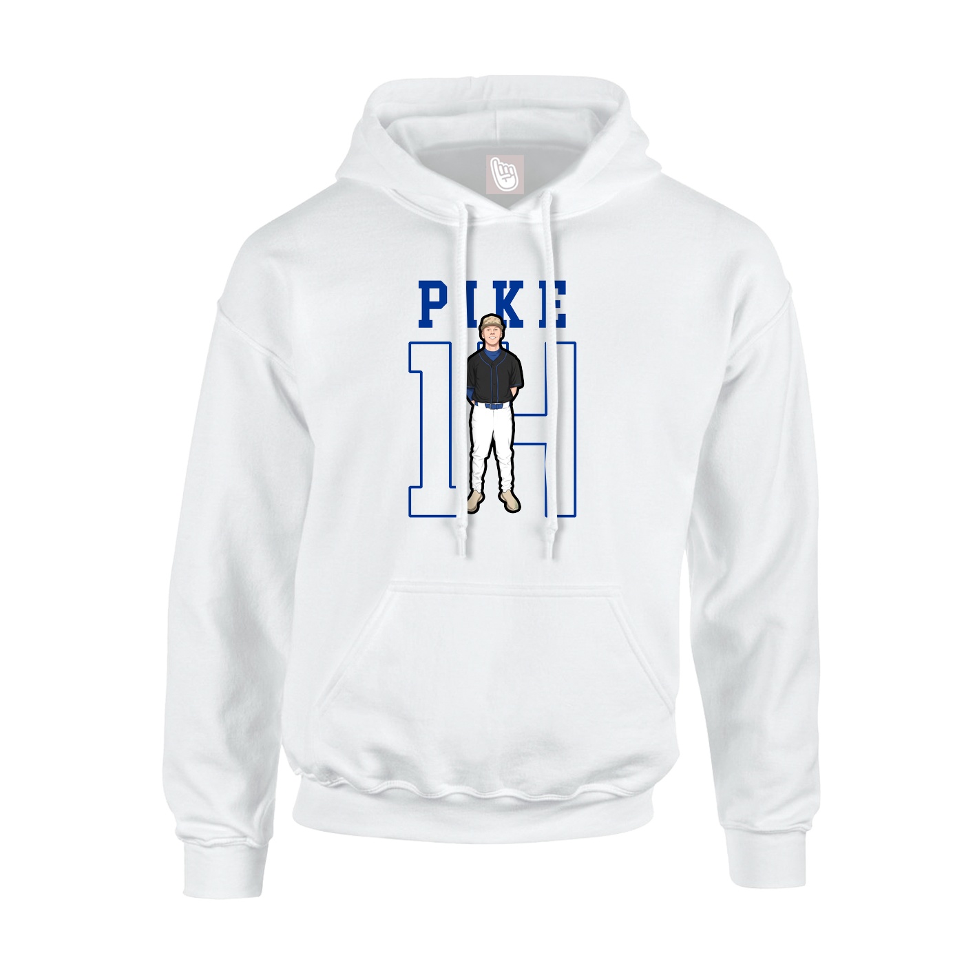 Hoodie — Shirsey in White